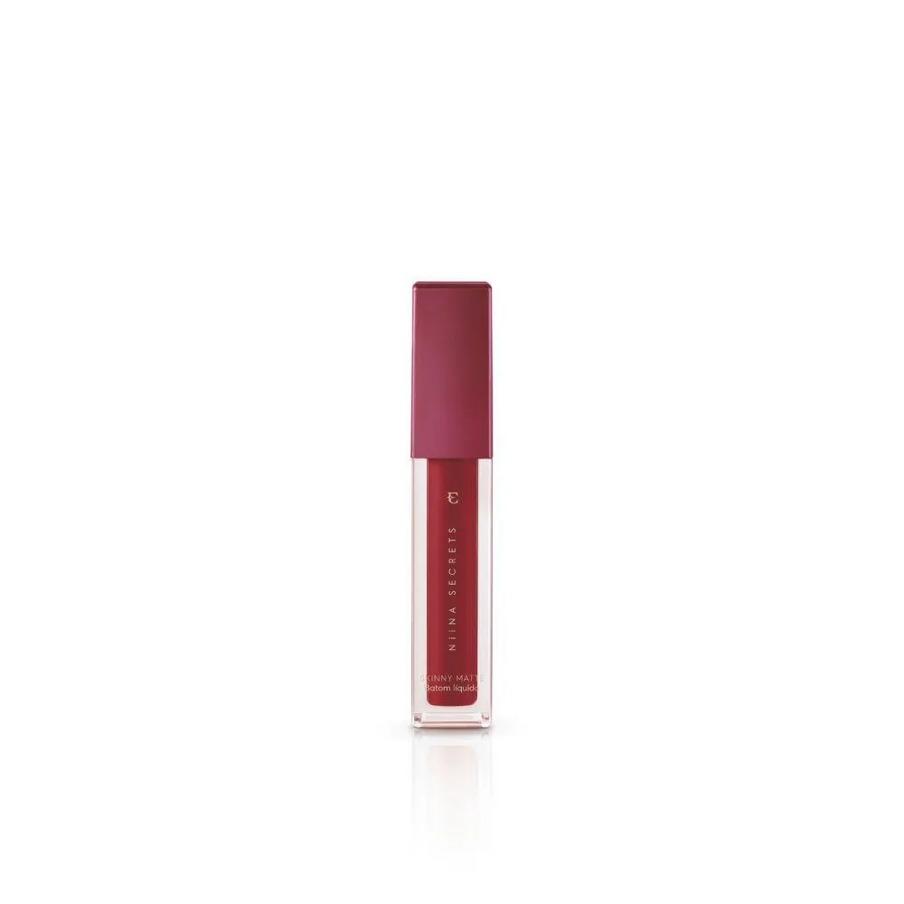 Batom Líquido Niina Secrets Matte Vermelho Hibisco 5ml
