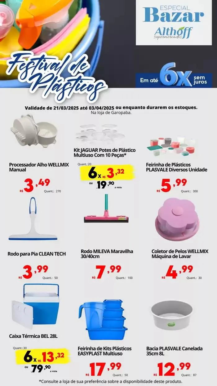 Encarte de Encarte Bazar - F10. 21 de março até 3 de abril 2025 - Pagina 4