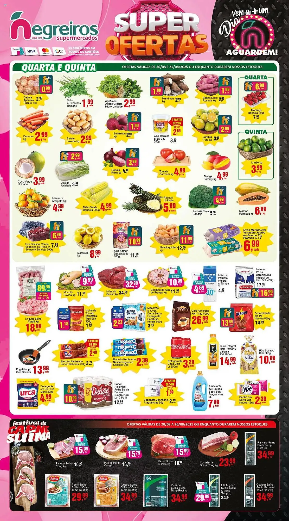 Encarte de Catálogo Negreiros 19 de agosto até 26 de agosto 2025 - Pagina 1