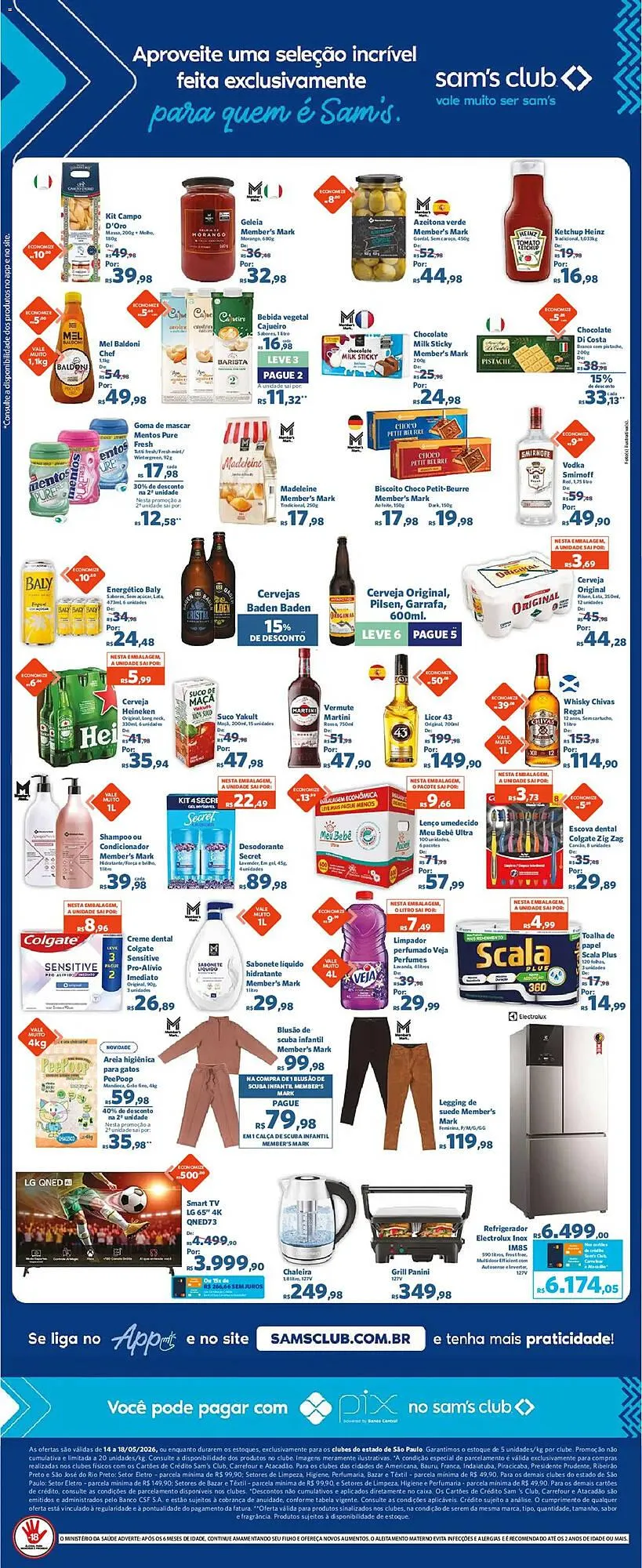 Encarte de Folheto Sam's Club 14 de maio até 18 de maio 2026 - Pagina 2