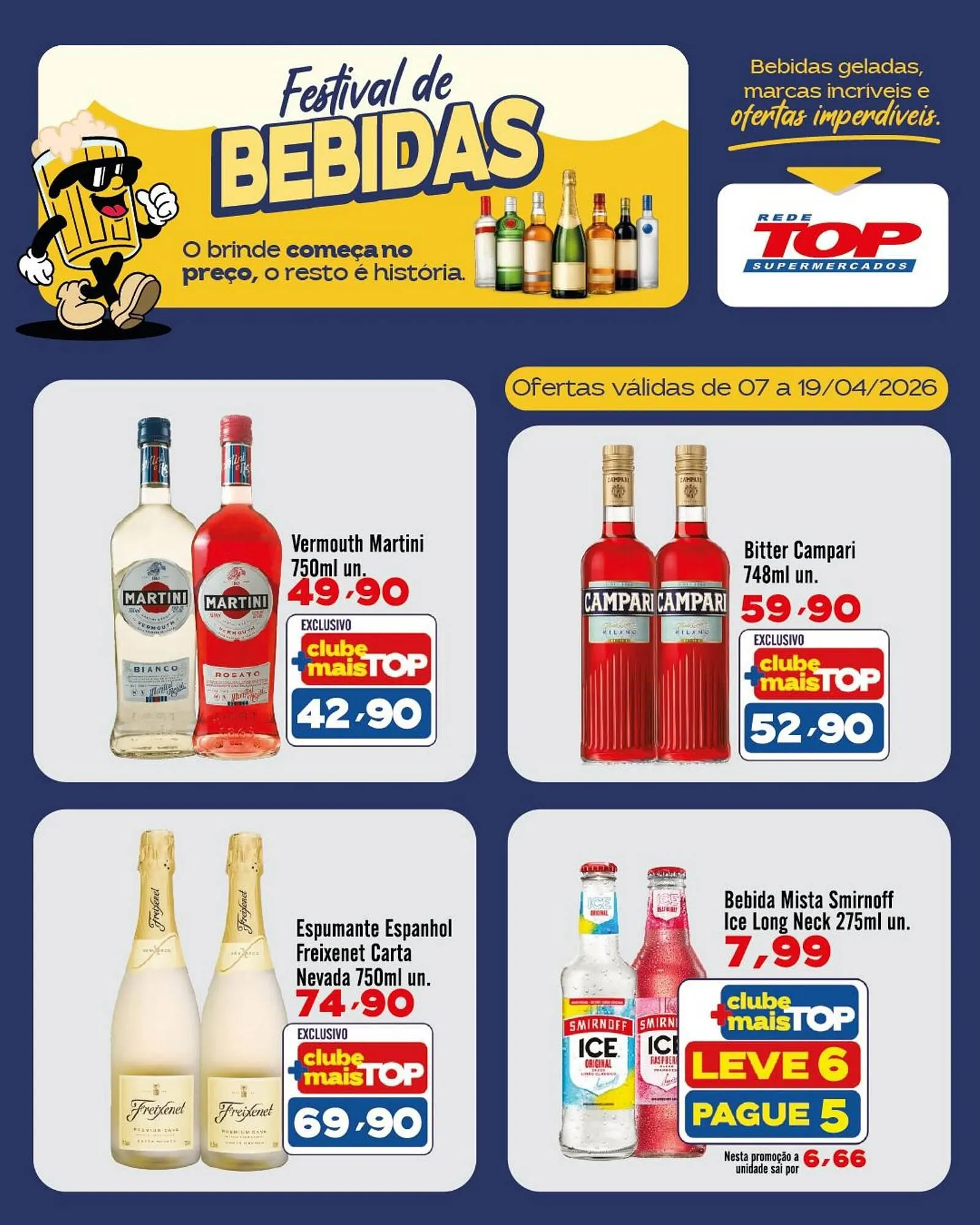 Encarte de Encarte Rede Top 7 de abril até 19 de abril 2026 - Pagina 1