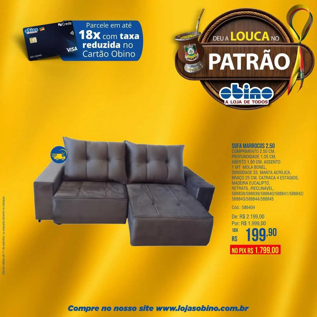 Encarte de Lojas Obino Folheto 31 de agosto até 13 de setembro 2023 - Pagina 5