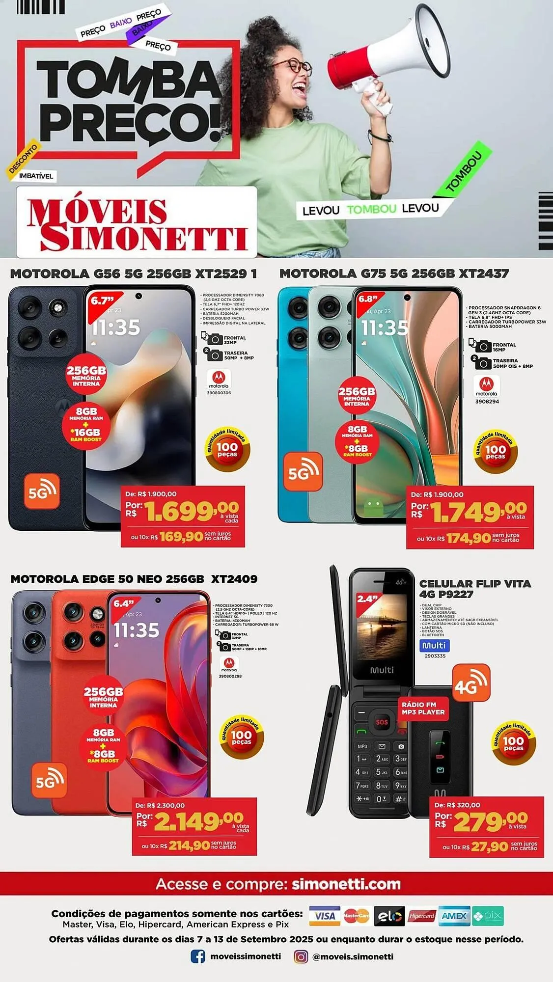 Encarte de Catálogo Móveis Simonetti 8 de setembro até 13 de setembro 2025 - Pagina 58