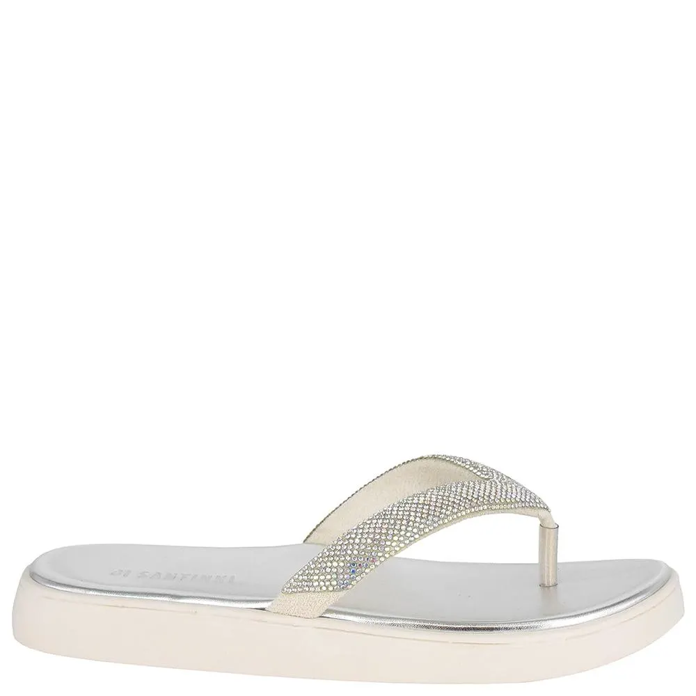 TAMANCO FLATFORM TIRA STRASS DI SANTINNI