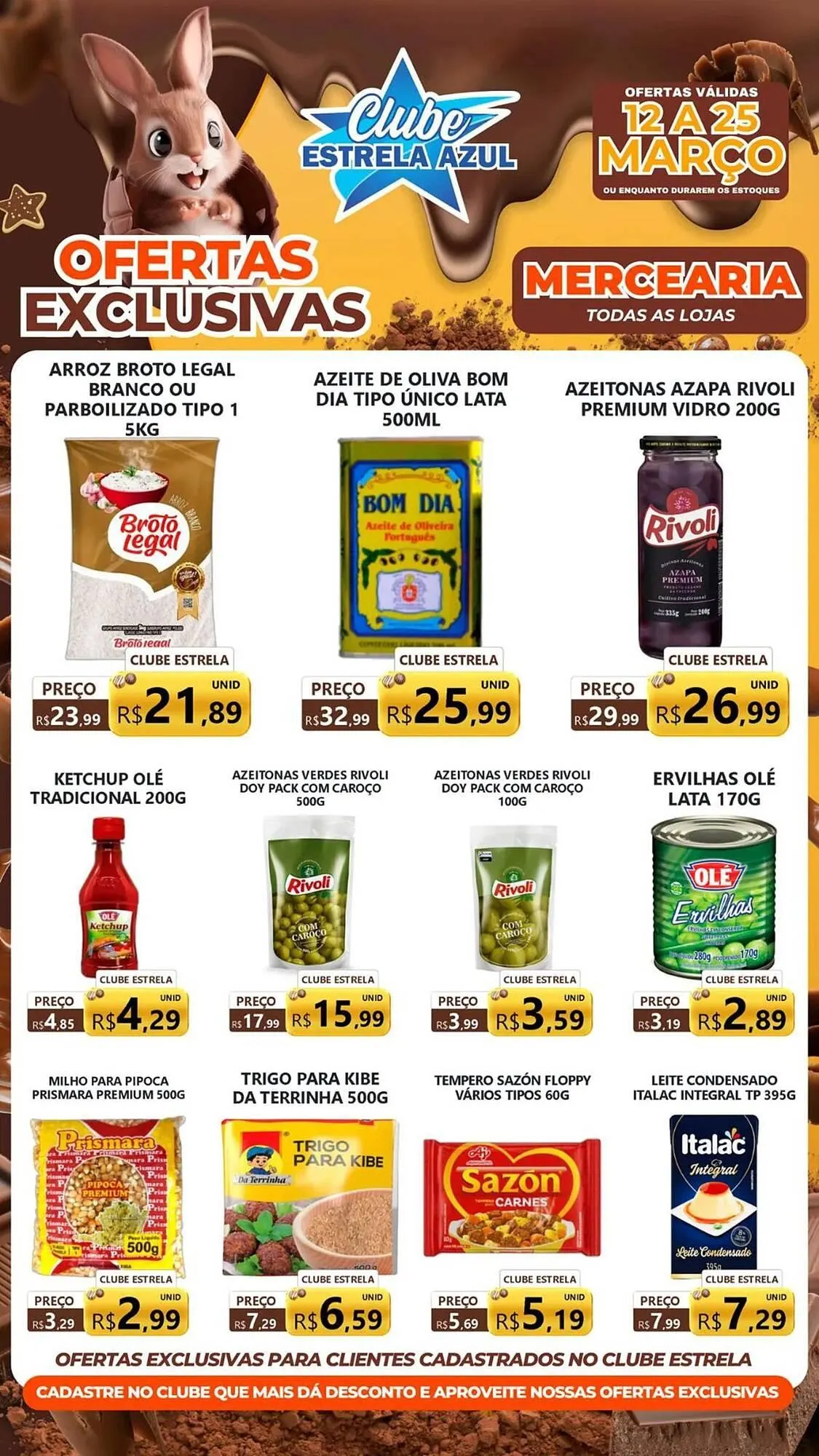 Encarte de Folheto Supermercado Estrela Azul 12 de março até 25 de março 2026 - Pagina 1