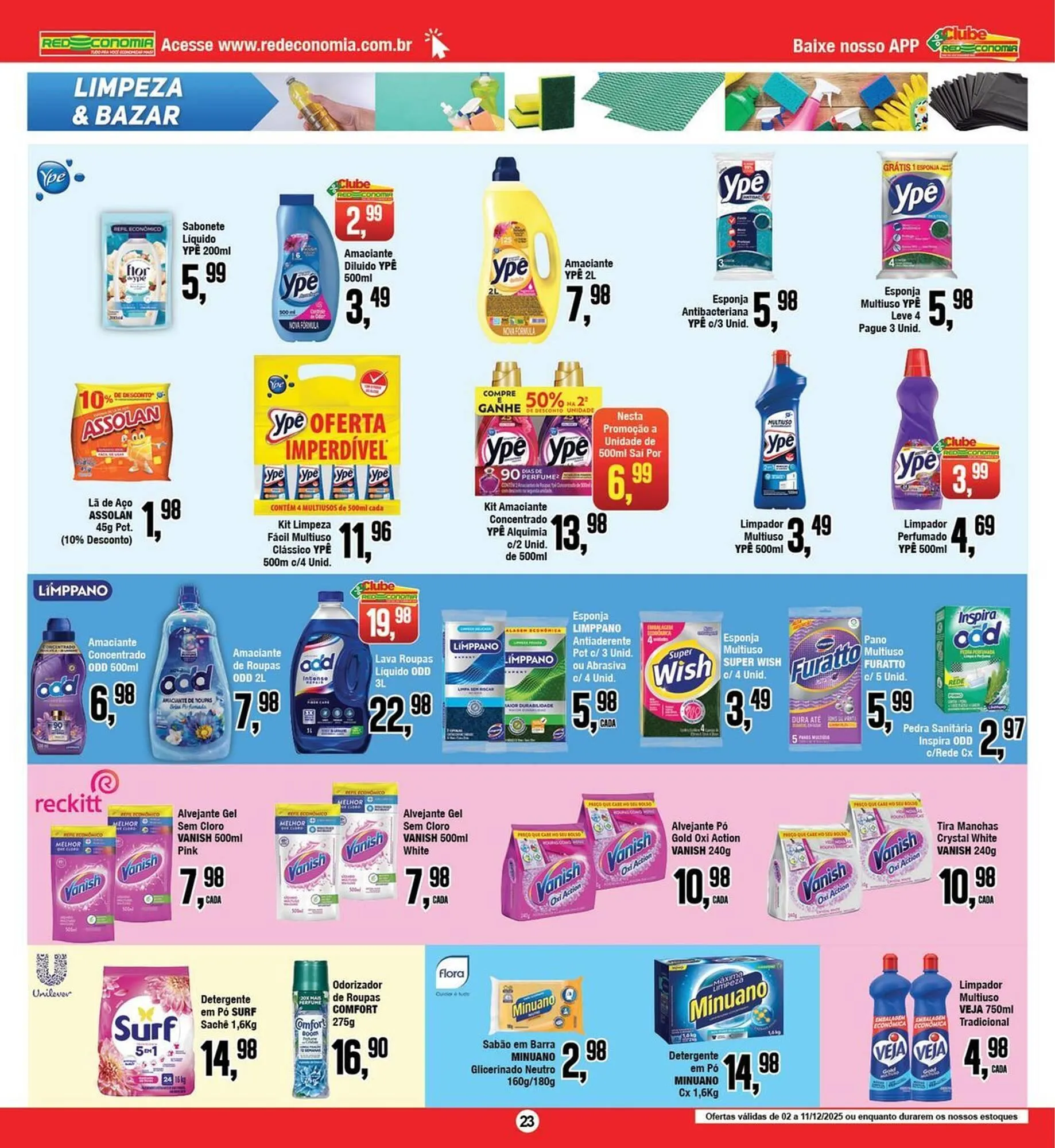 Encarte de Encarte Rede Economia 4 de dezembro até 11 de dezembro 2025 - Pagina 23