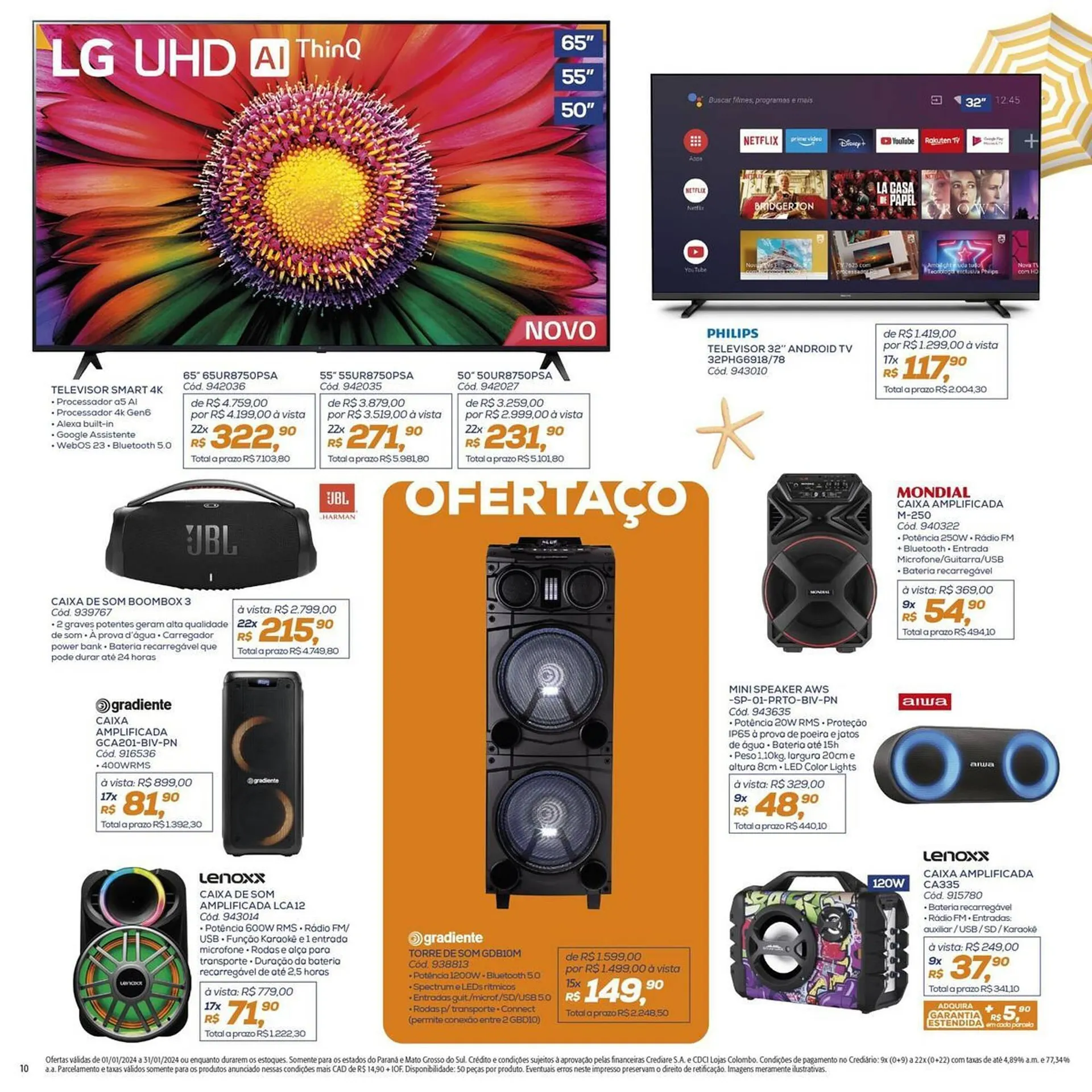 Encarte de Catálogo Lojas Colombo 8 de janeiro até 31 de janeiro 2024 - Pagina 12