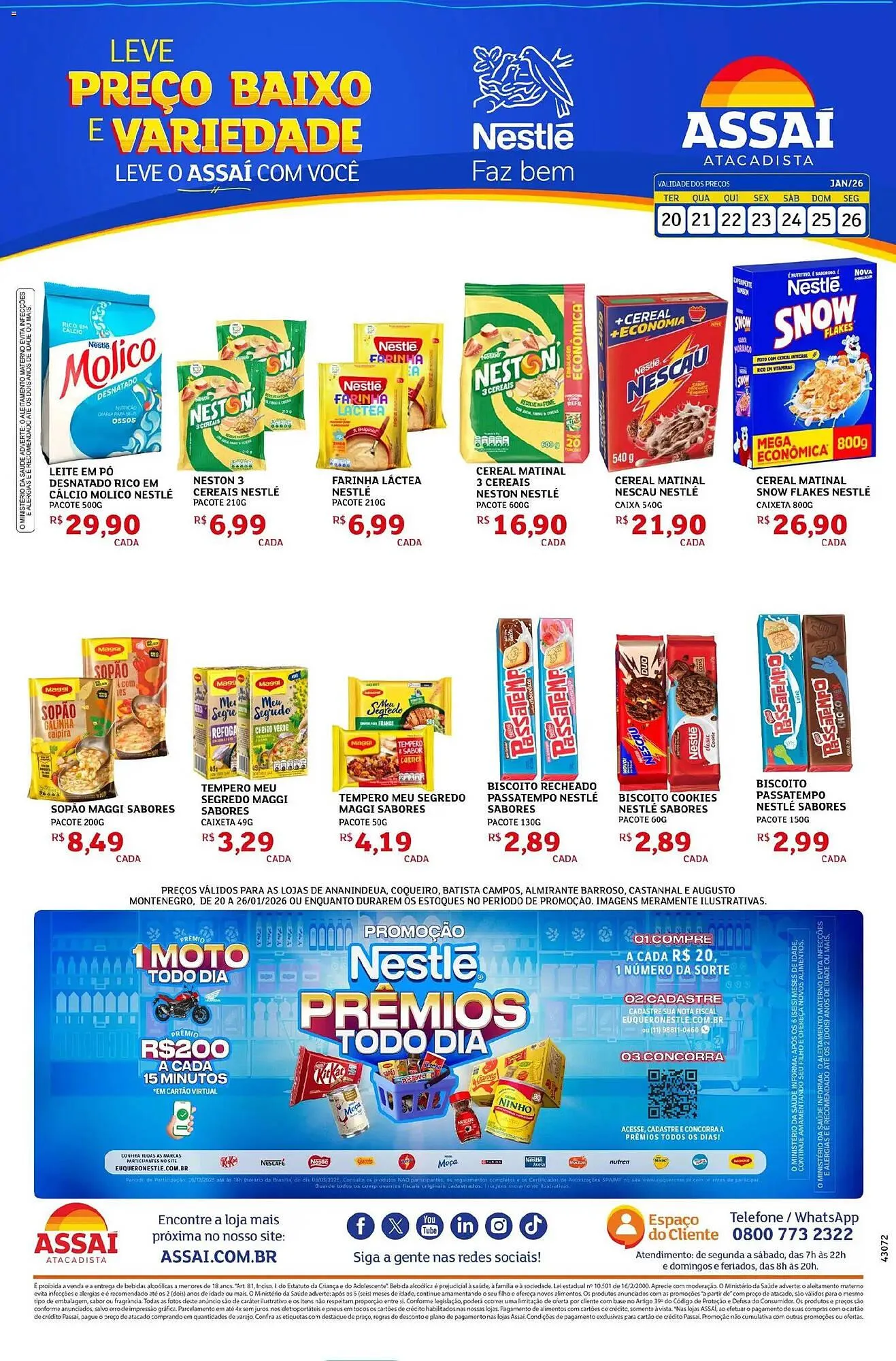 Encarte de Encarte Assaí Atacadista 20 de janeiro até 26 de janeiro 2026 - Pagina 1