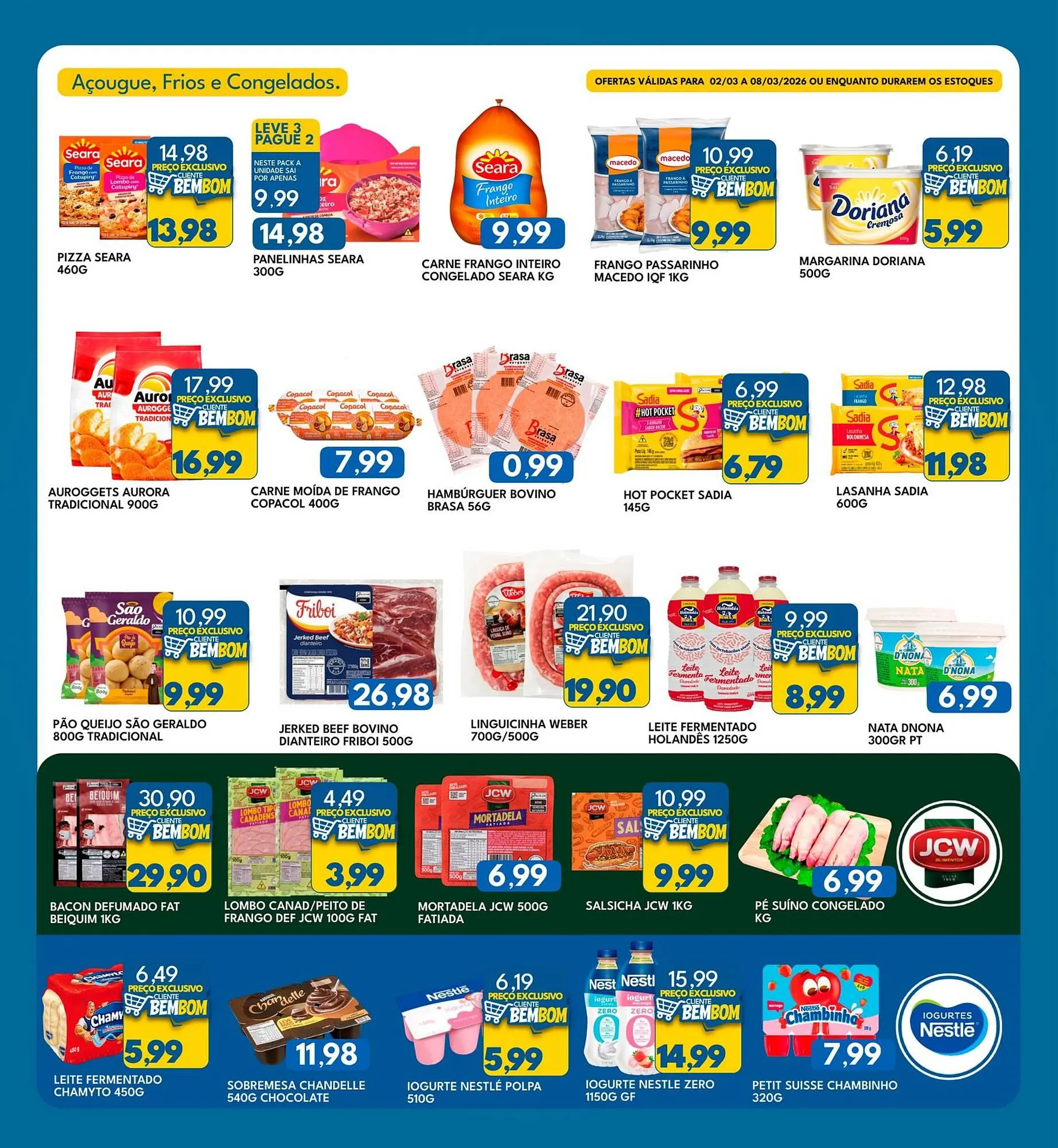 Encarte de Catálogo Rancho Bom Supermercados 2 de março até 8 de março 2026 - Pagina 6