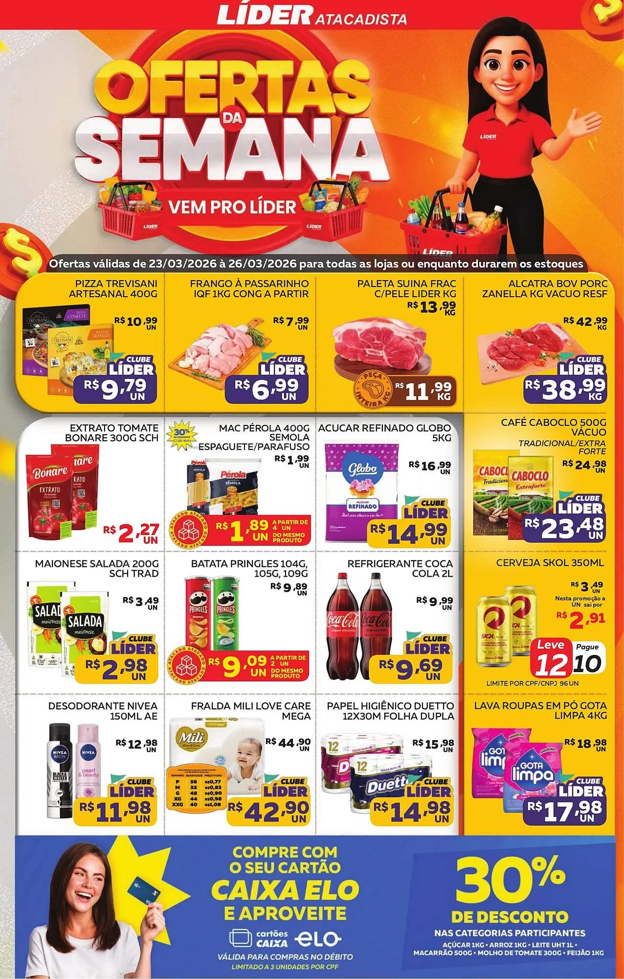 Encarte de Encarte Lider Atacadista 23 de março até 26 de março 2026 - Pagina 1