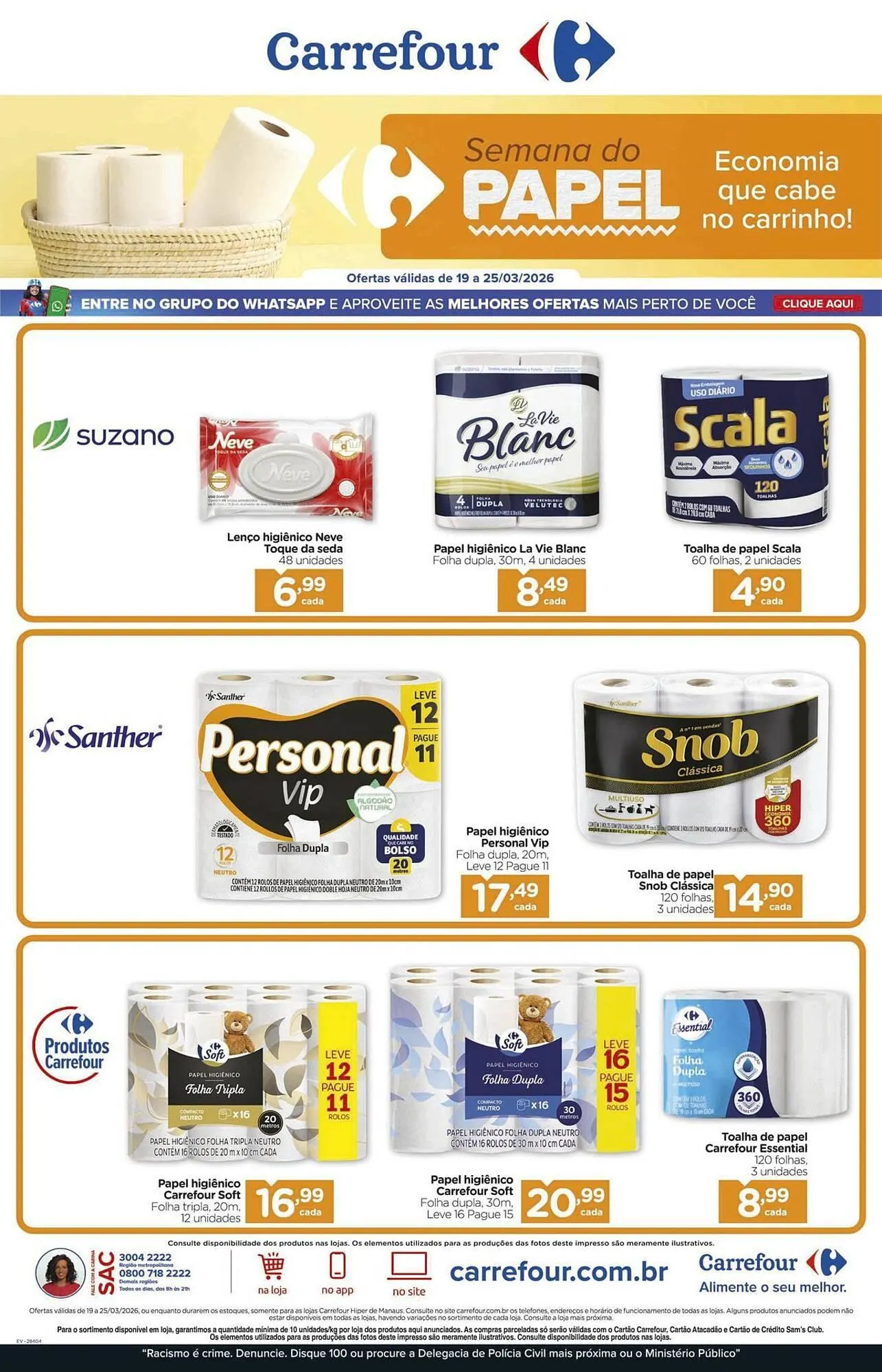 Encarte de Folheto Carrefour 19 de março até 25 de março 2026 - Pagina 1