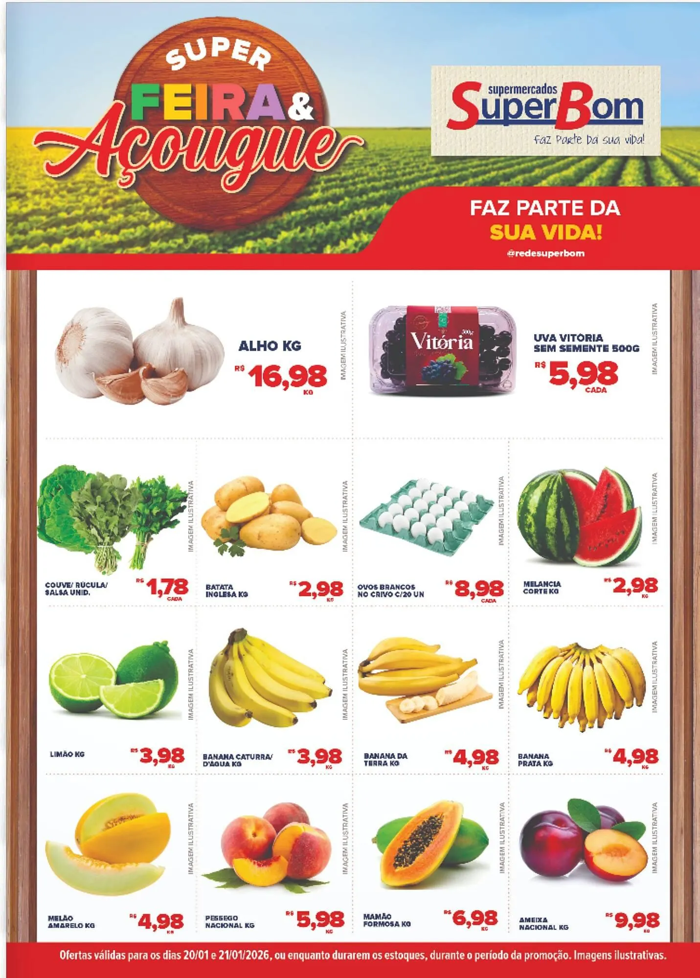 Encarte de Encarte Super Bom 20 de janeiro até 21 de janeiro 2026 - Pagina 1