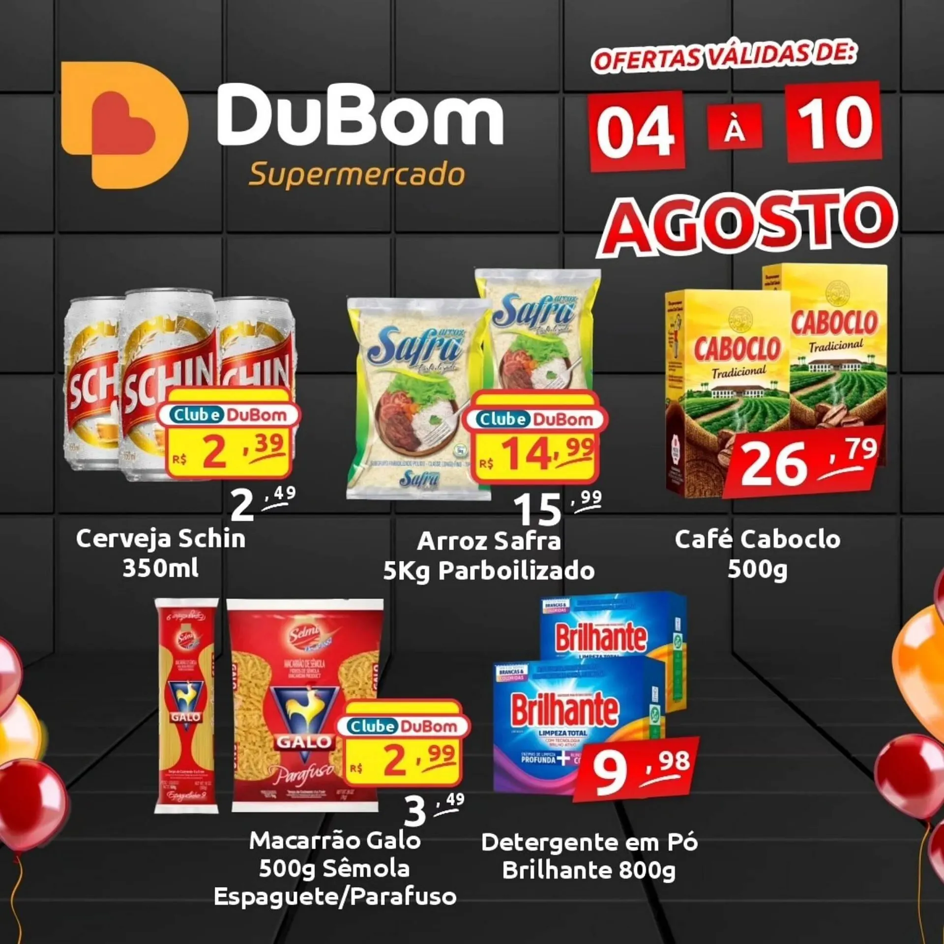 Encarte de Catálogo Dubom Supermercados 4 de agosto até 10 de agosto 2025 - Pagina 1