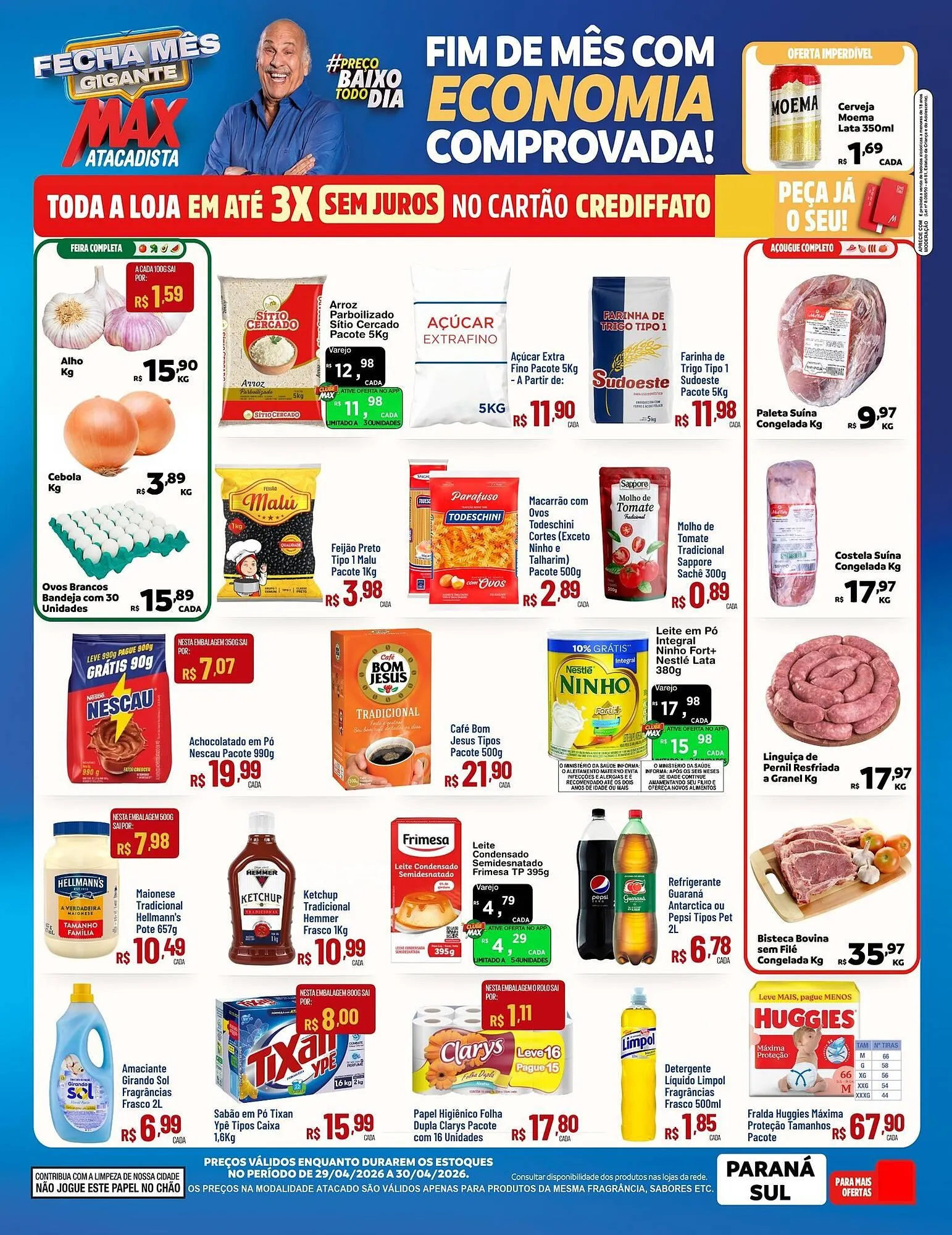 Encarte de Encarte Max Atacadista 29 de abril até 30 de abril 2026 - Pagina 1