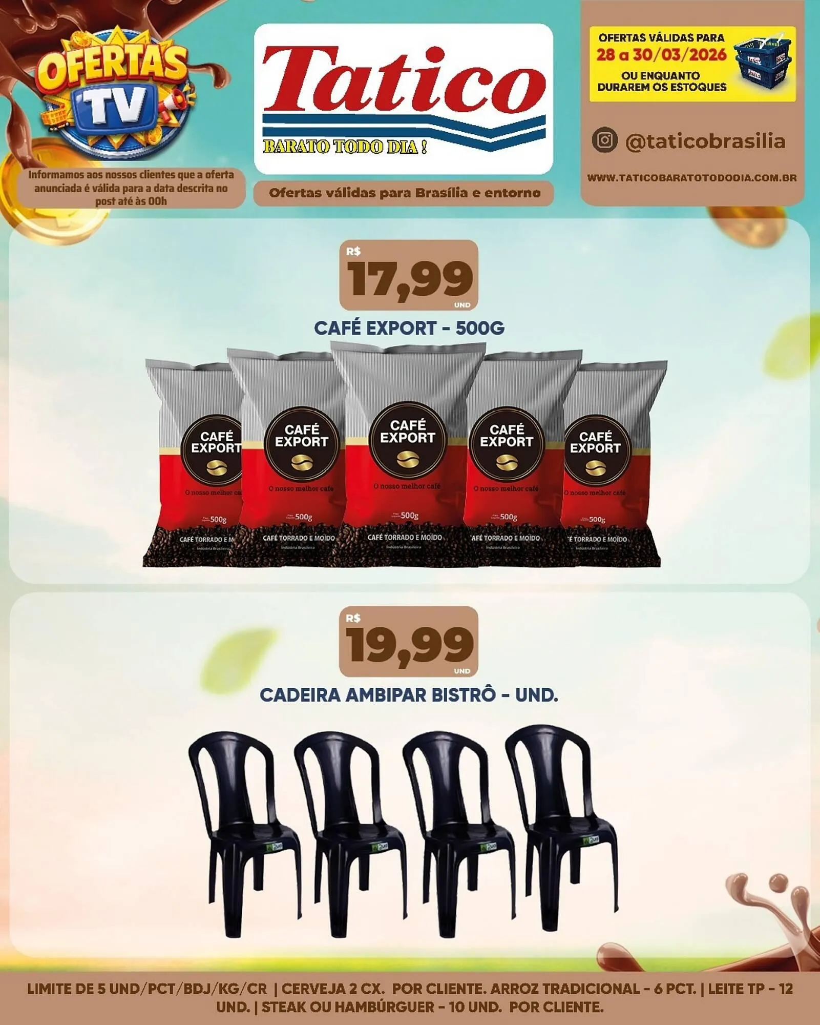 Encarte de Tabloide Tatico 28 de março até 30 de março 2026 - Pagina 1