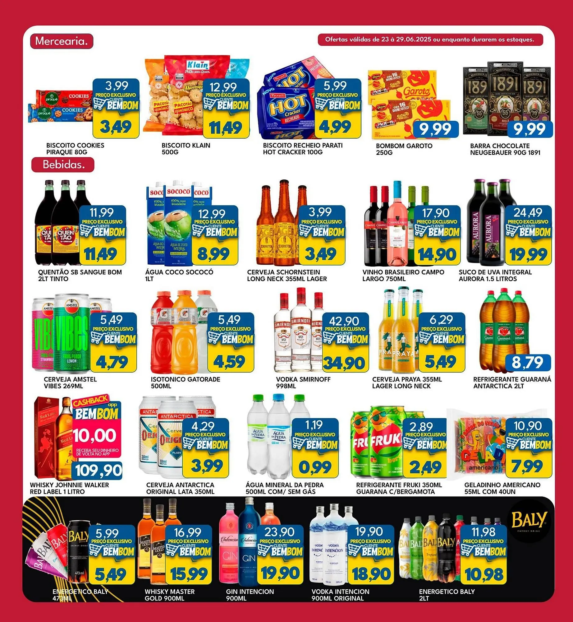 Encarte de Catálogo Rancho Bom Supermercados 23 de junho até 29 de junho 2025 - Pagina 3