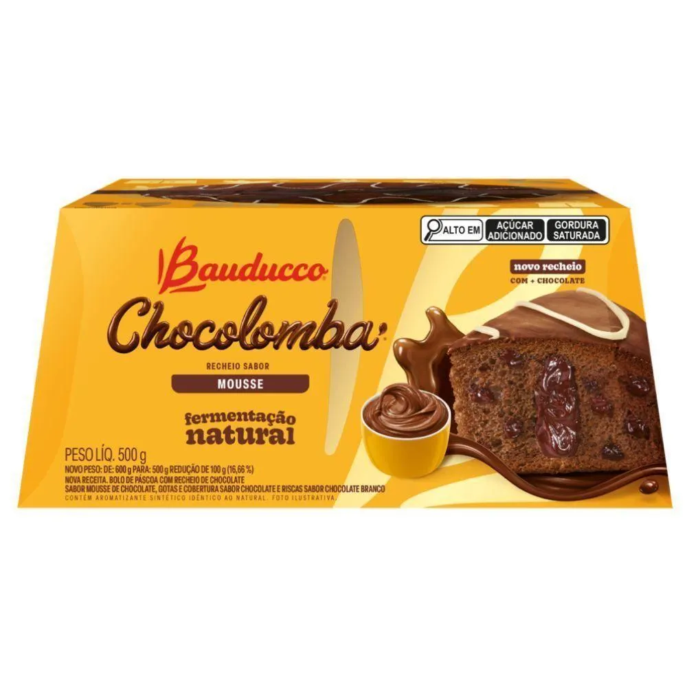 Chocolomba Mousse Bauducco - 500g