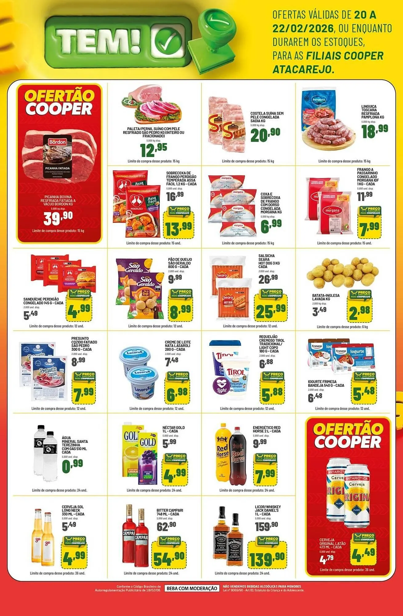 Encarte de Tabloide Cooper 20 de fevereiro até 22 de fevereiro 2026 - Pagina 3