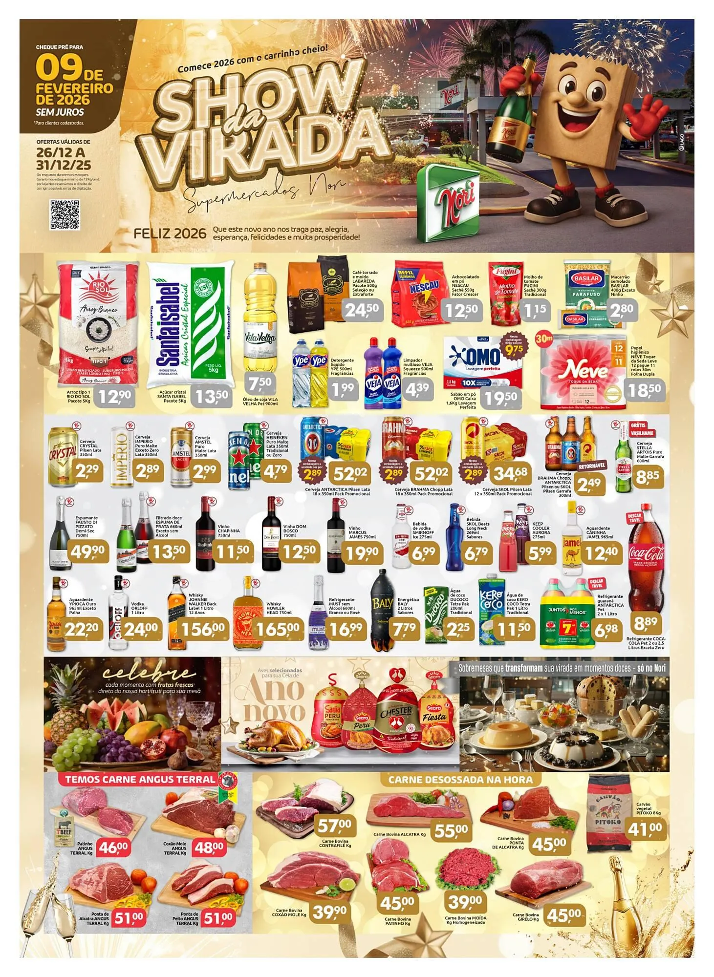 Encarte de Catálogo Supermercados Nori 26 de dezembro até 31 de dezembro 2025 - Pagina 1