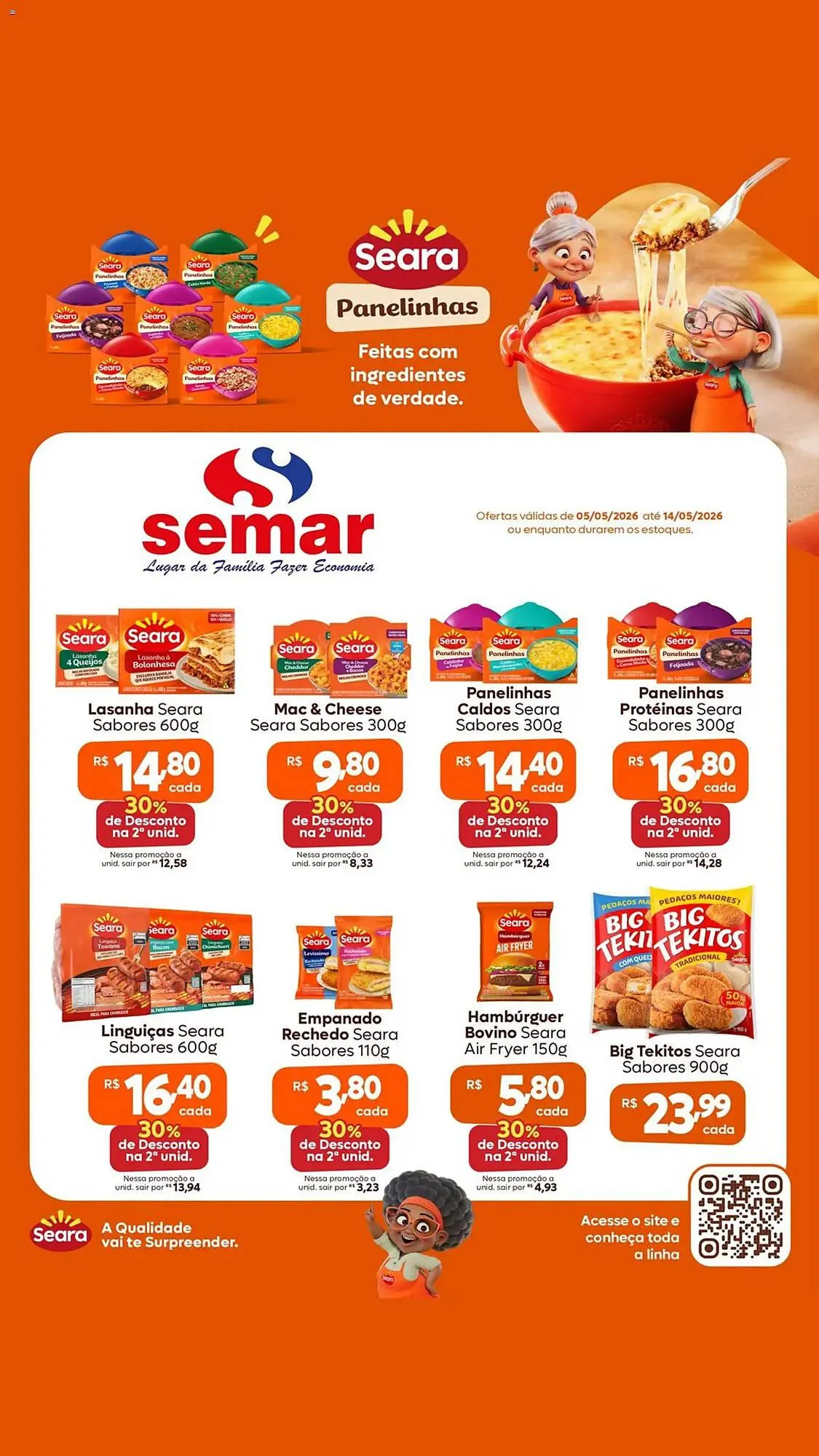 Encarte de Folheto Semar Supermercado 5 de maio até 15 de maio 2026 - Pagina 1