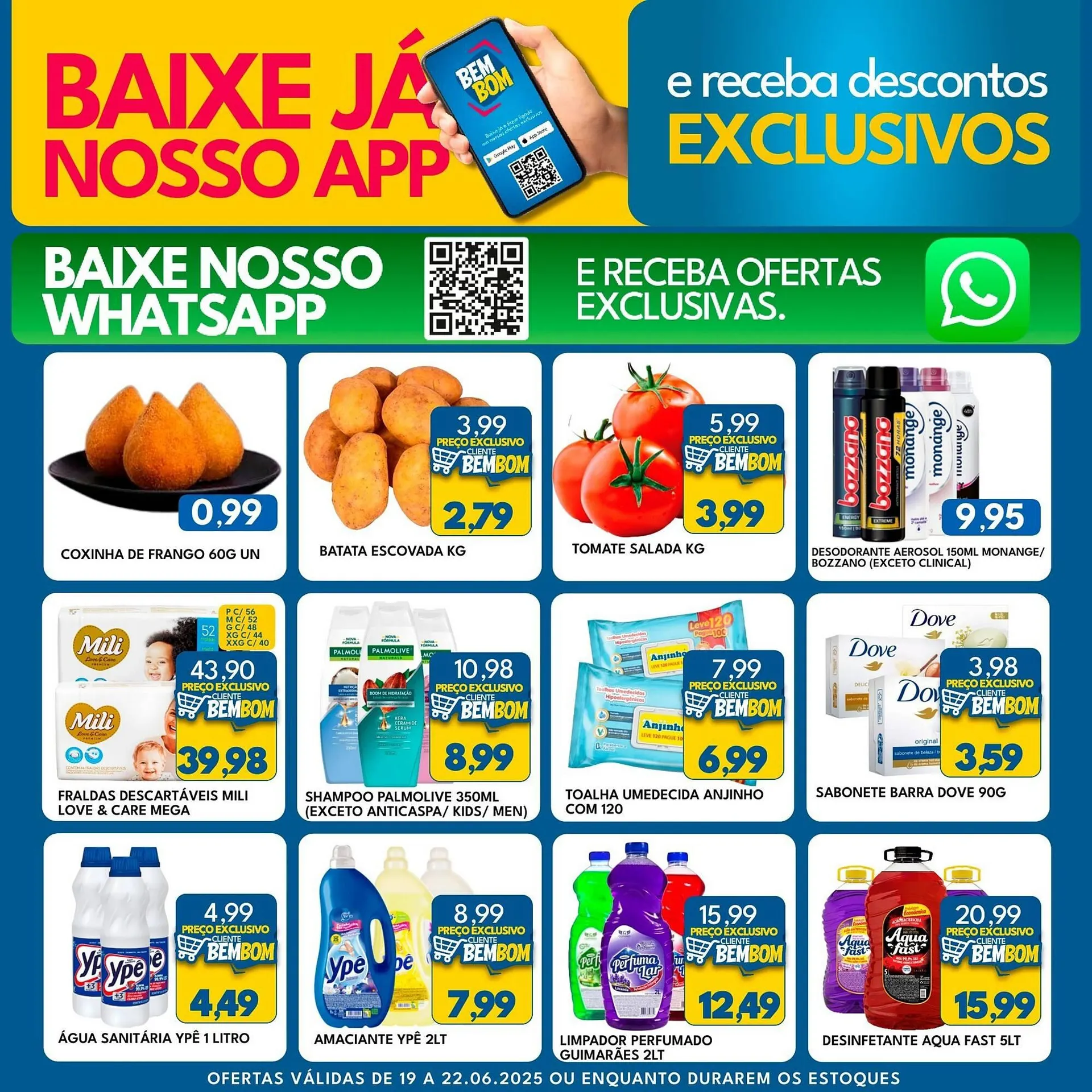 Encarte de Catálogo Rancho Bom Supermercados 19 de junho até 22 de junho 2025 - Pagina 3