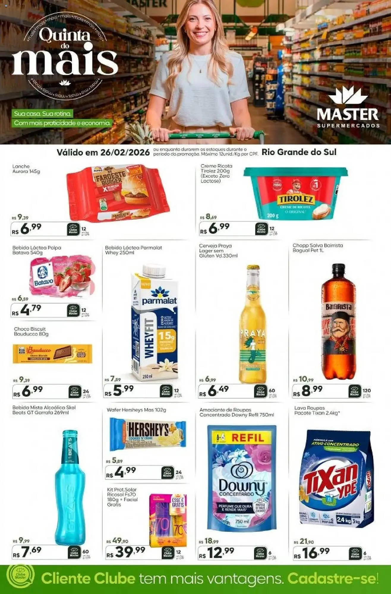 Encarte de Folheto Master Supermercados 26 de fevereiro até 26 de fevereiro 2026 - Pagina 1