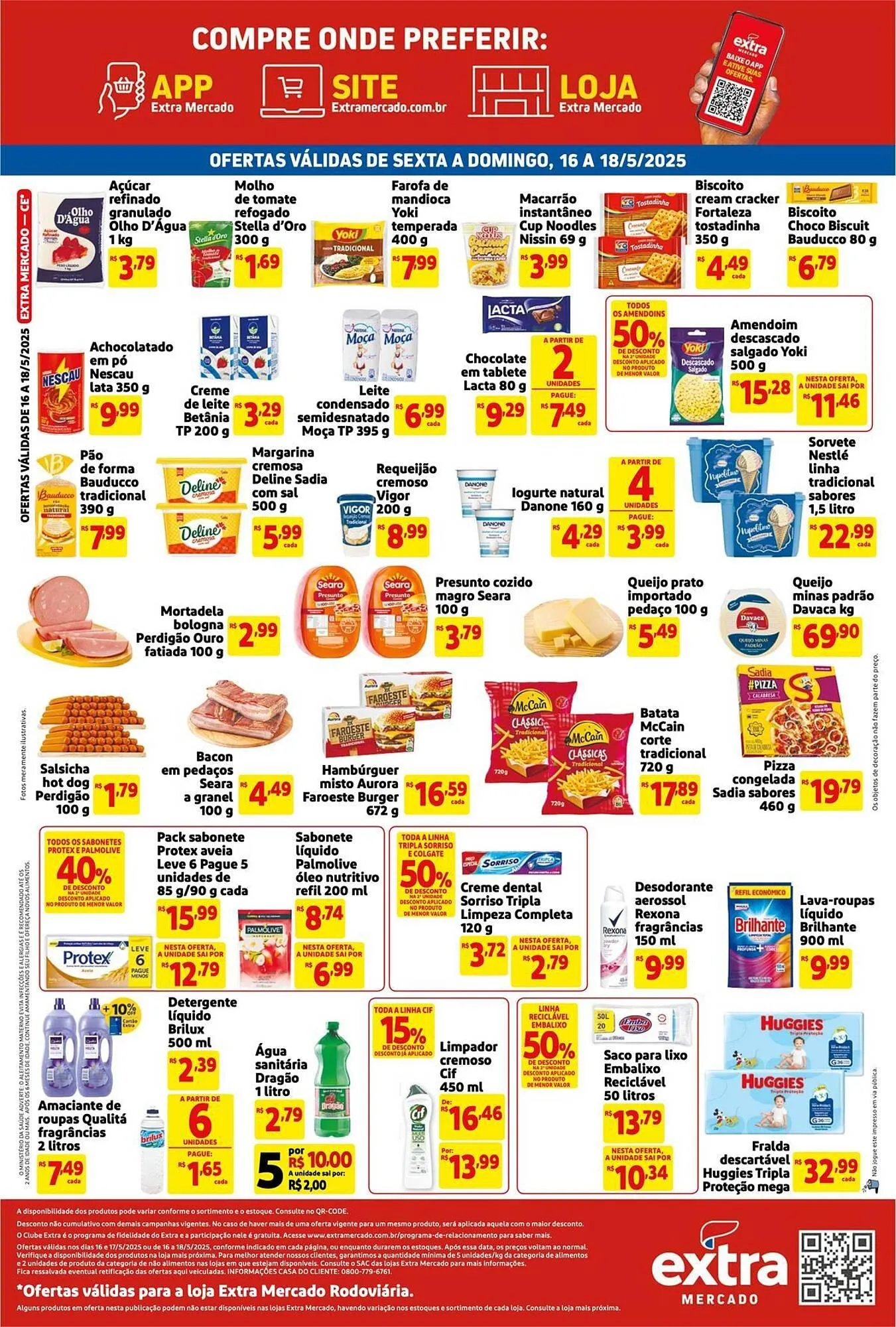 Encarte de Catálogo Mercado Extra 16 de maio até 18 de maio 2025 - Pagina 2