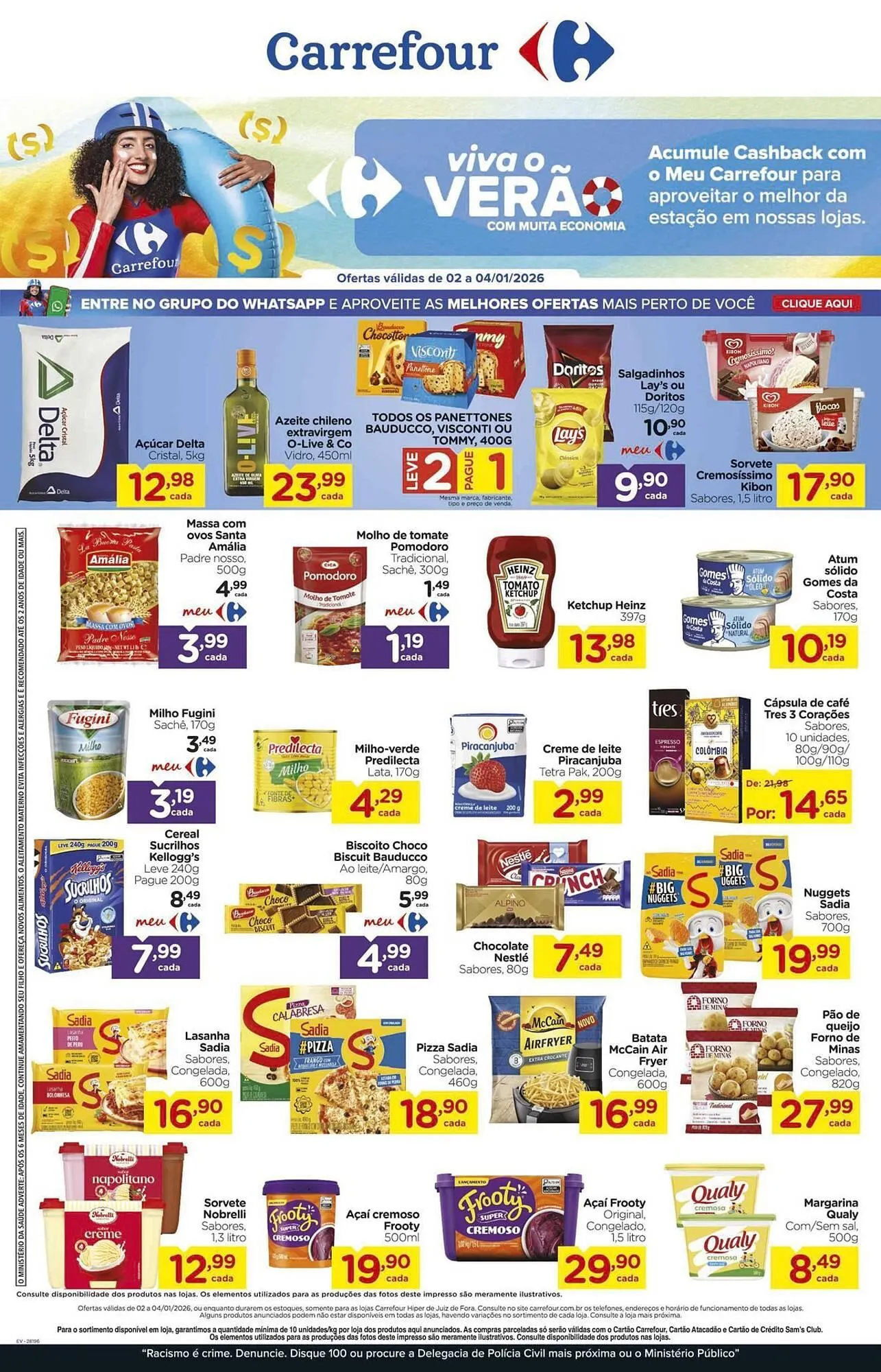 Encarte de Folheto Carrefour 2 de janeiro até 4 de janeiro 2026 - Pagina 1
