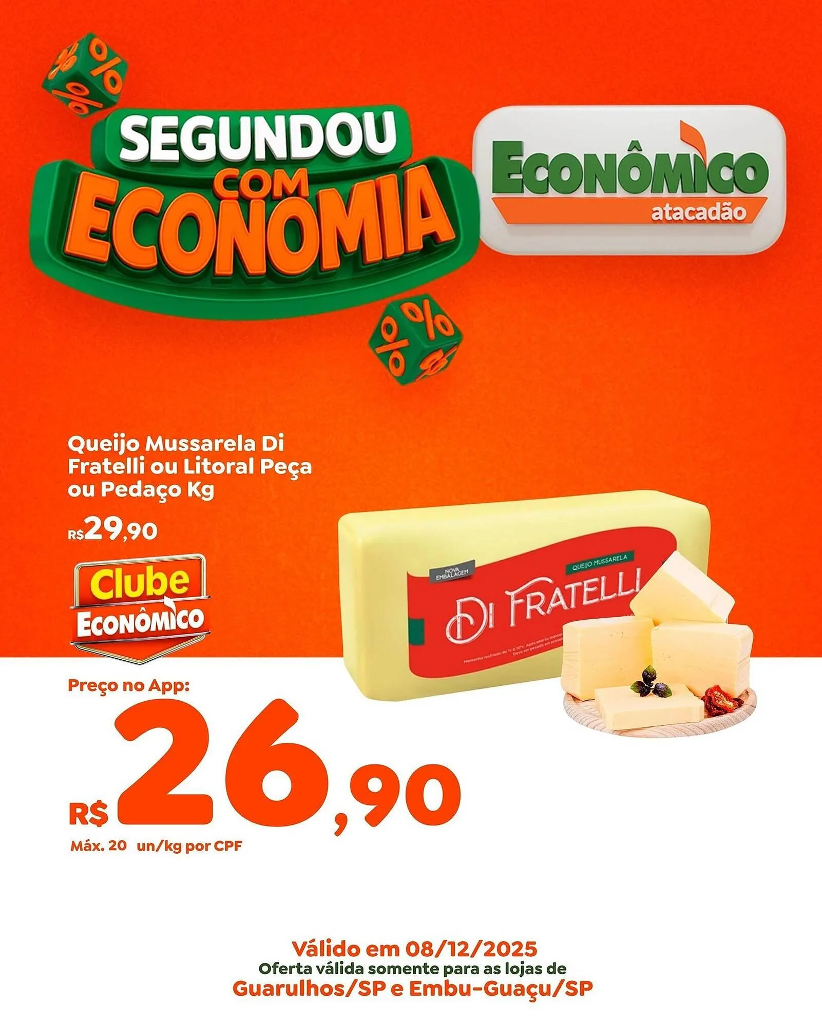 Encarte de Catálogo Econômico Atacadão 8 de dezembro até 8 de dezembro 2025 - Pagina 1