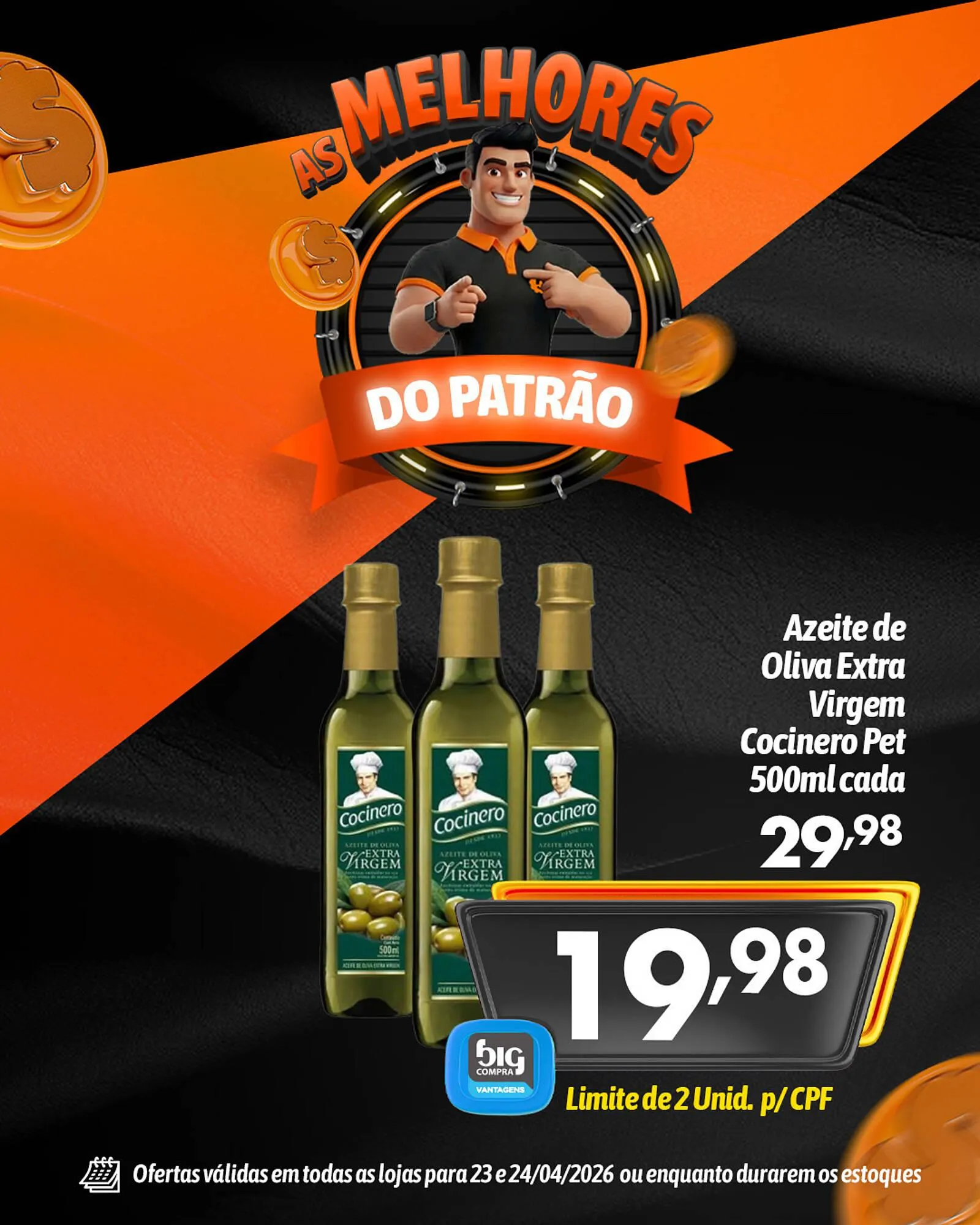 Encarte de Catálogo Supermercados Big Compra 23 de abril até 24 de abril 2026 - Pagina 3