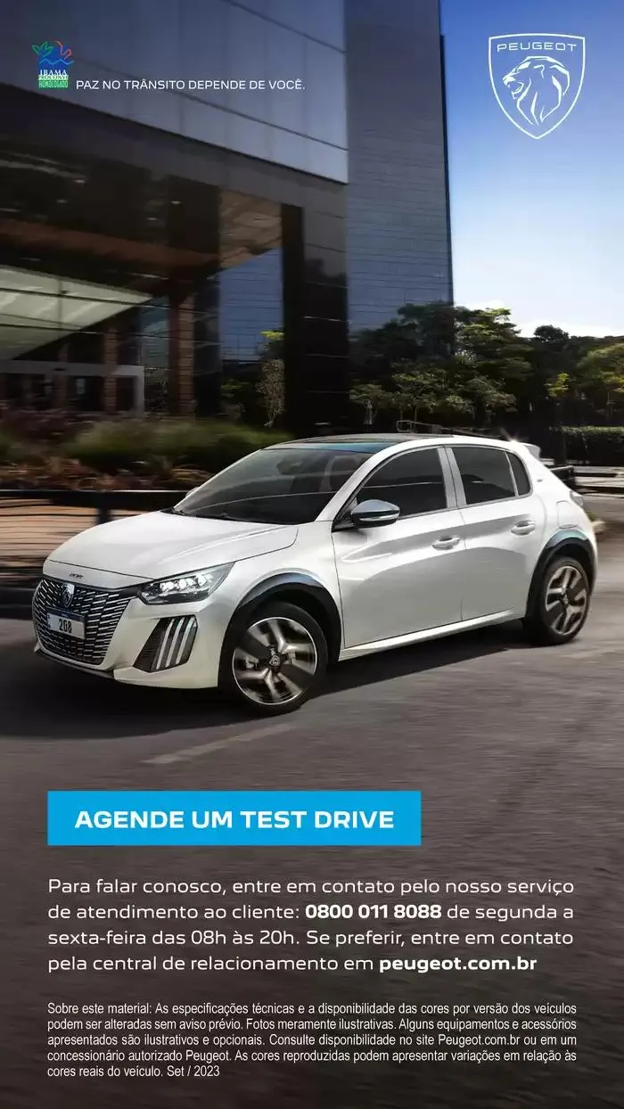 Encarte de NOVO PEUGEOT 208 29 de outubro até 29 de outubro 2025 - Pagina 23