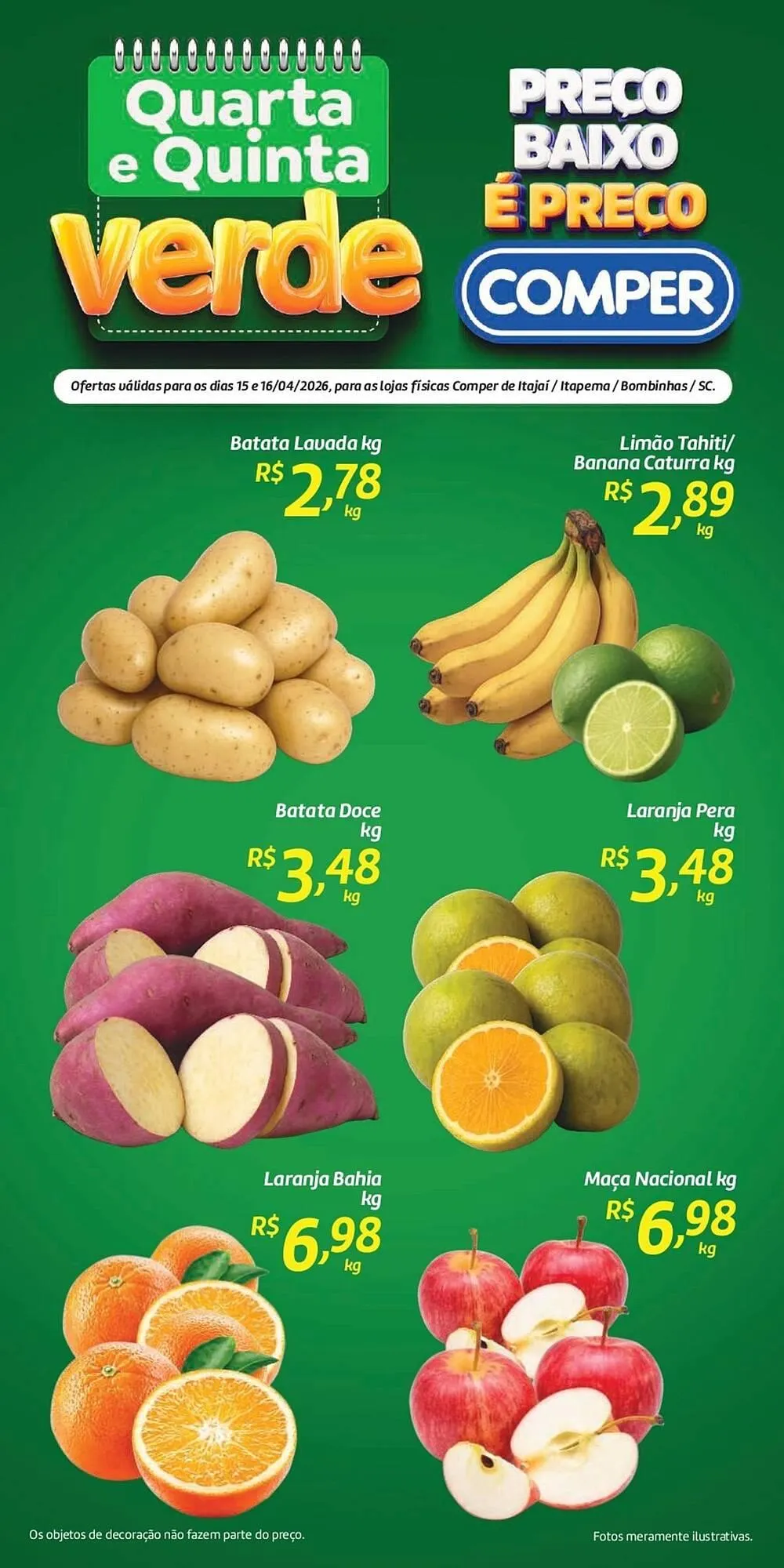 Encarte de Folheto Comper 15 de abril até 16 de abril 2026 - Pagina 1