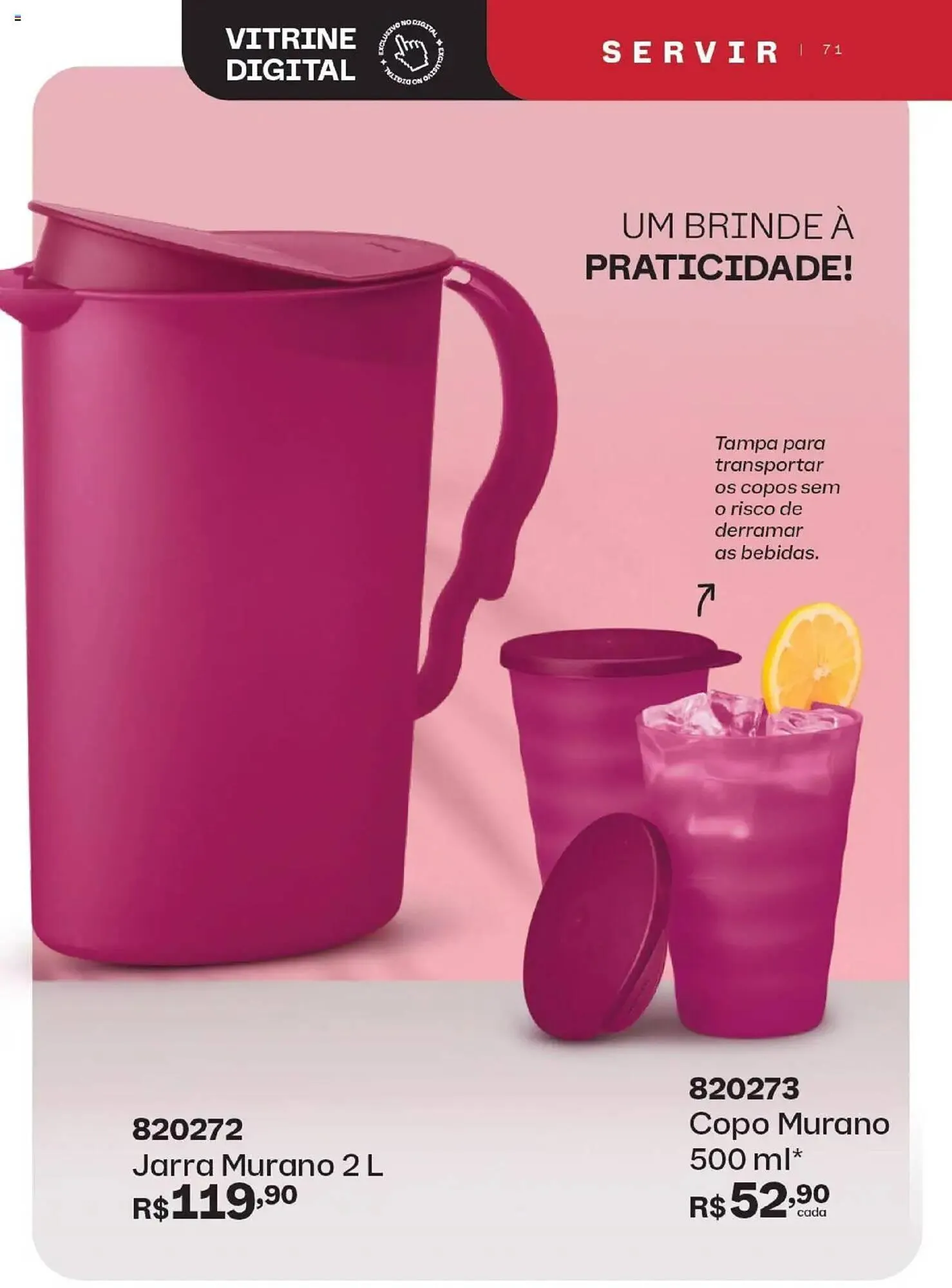 Encarte de Catálogo Tupperware 1 de agosto até 31 de agosto 2025 - Pagina 71