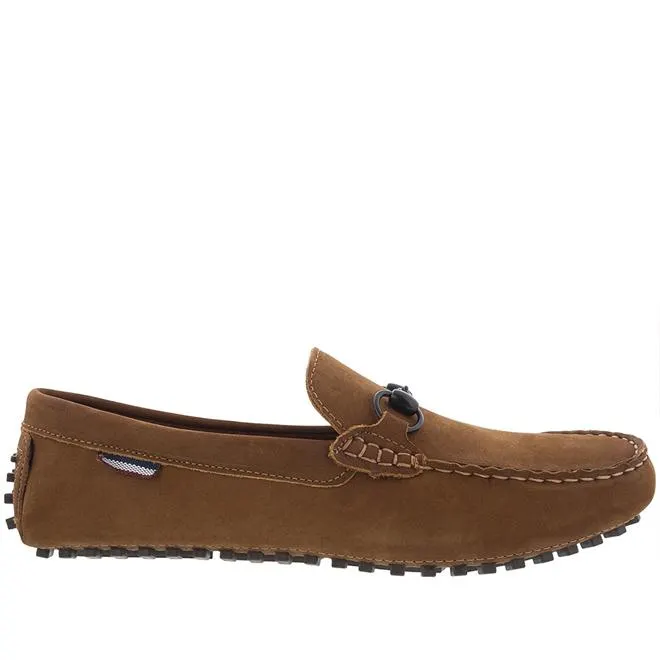 Mocassim Woche Aplicações Nobuck Caramelo