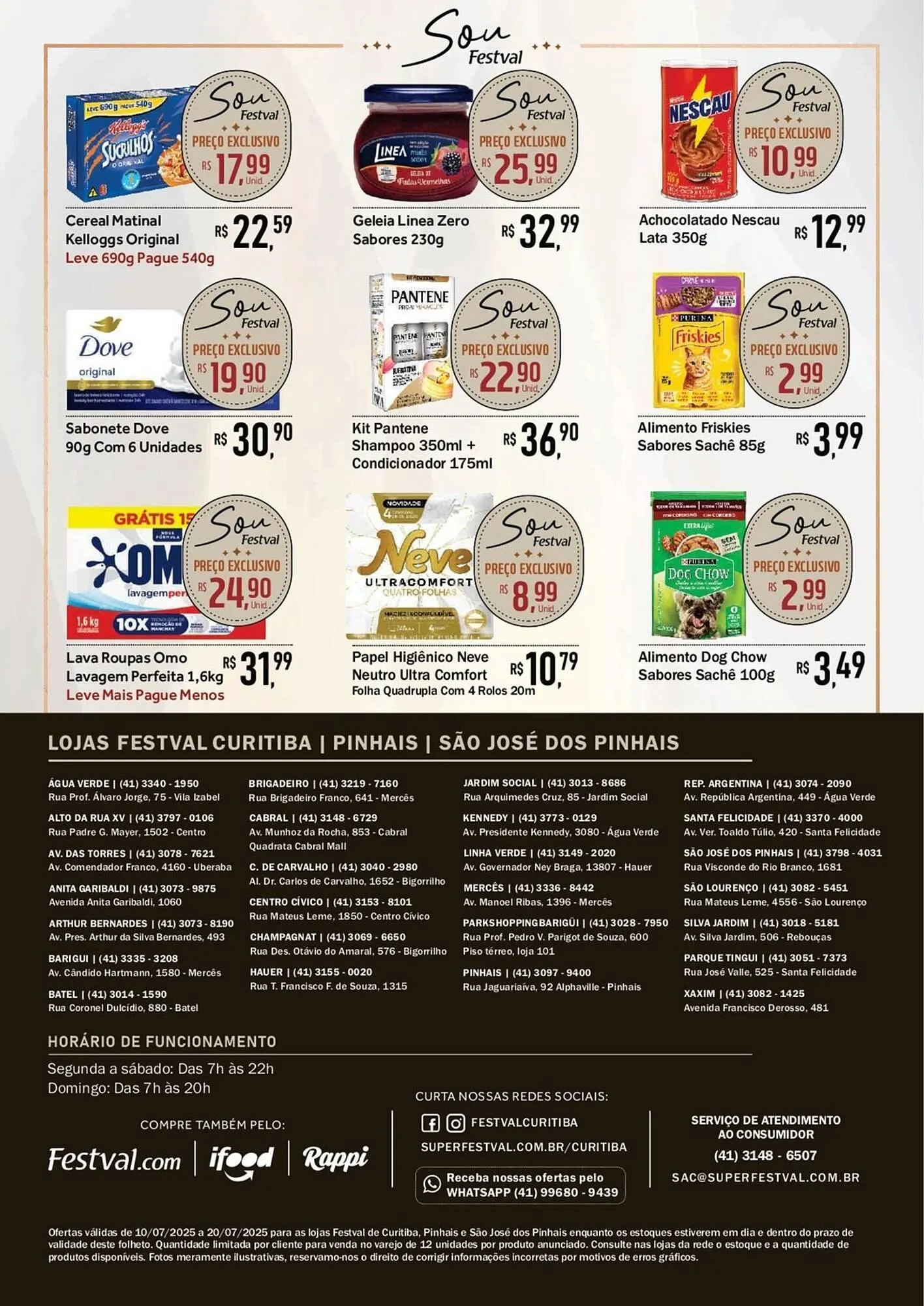 Encarte de Catálogo Festval 11 de julho até 20 de julho 2025 - Pagina 4