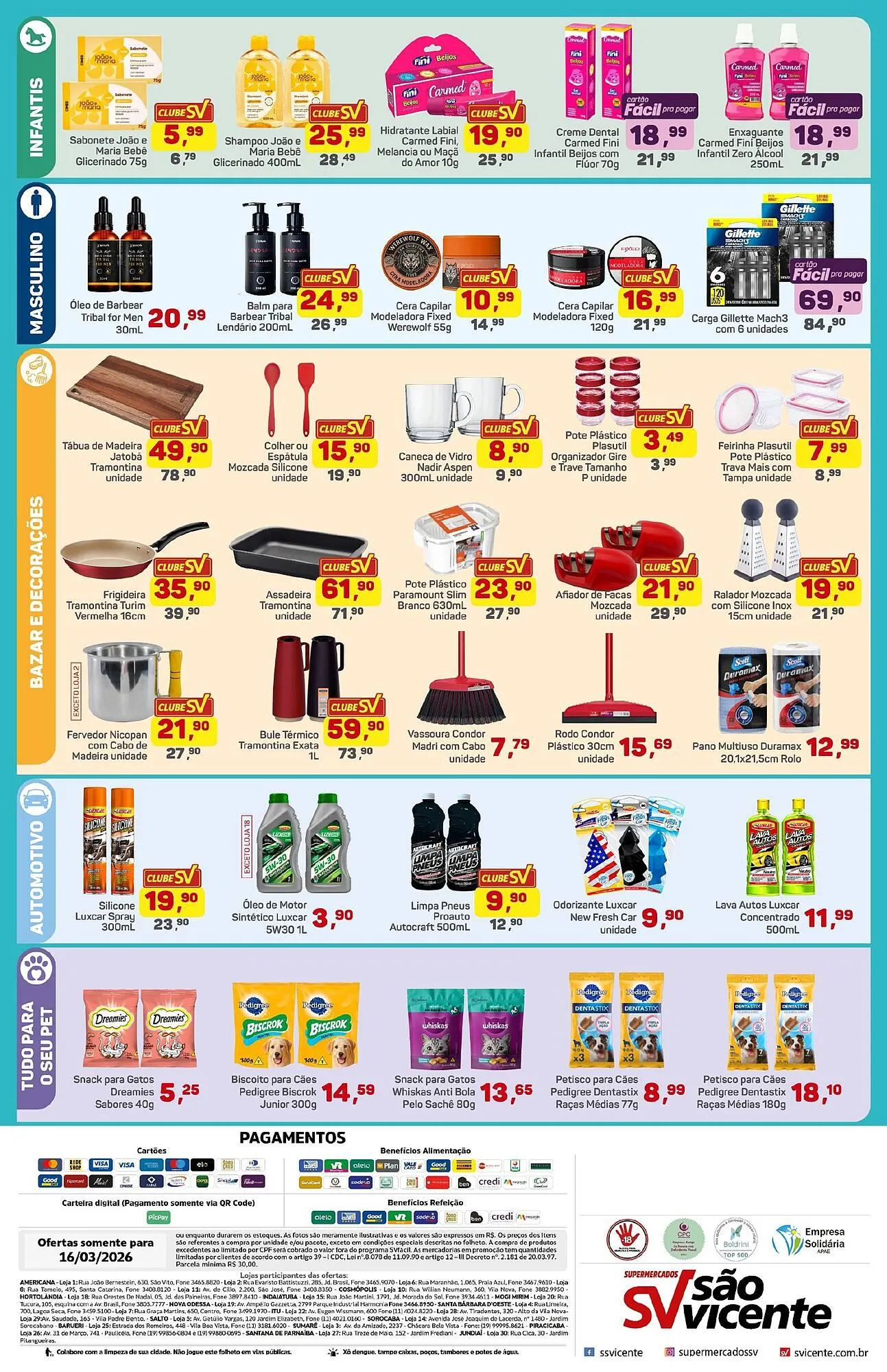 Encarte de Catálogo Supermercados São Vicente 16 de março até 16 de março 2026 - Pagina 2