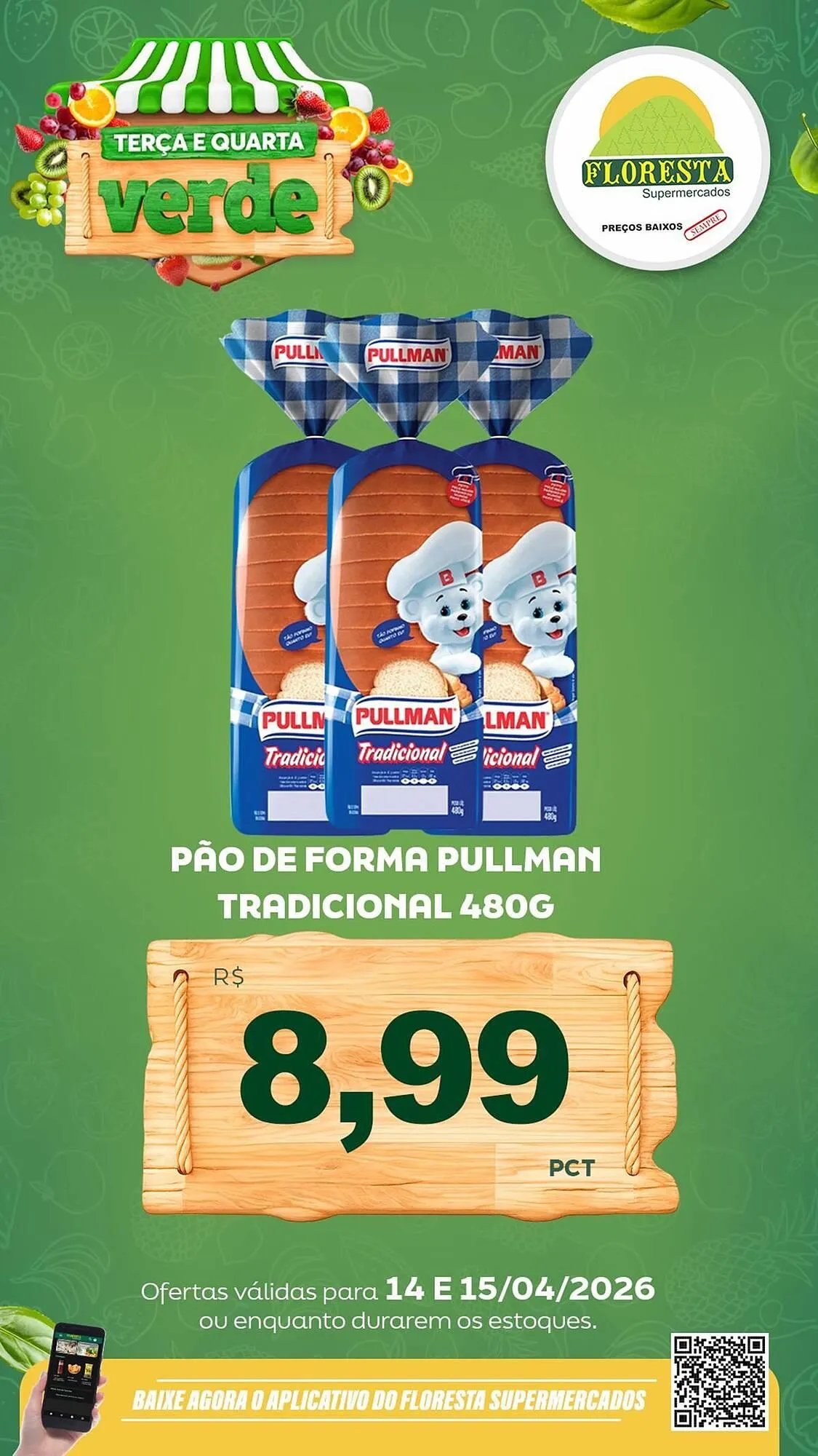 Encarte de Catálogo Floresta Supermercados 14 de abril até 15 de abril 2026 - Pagina 15