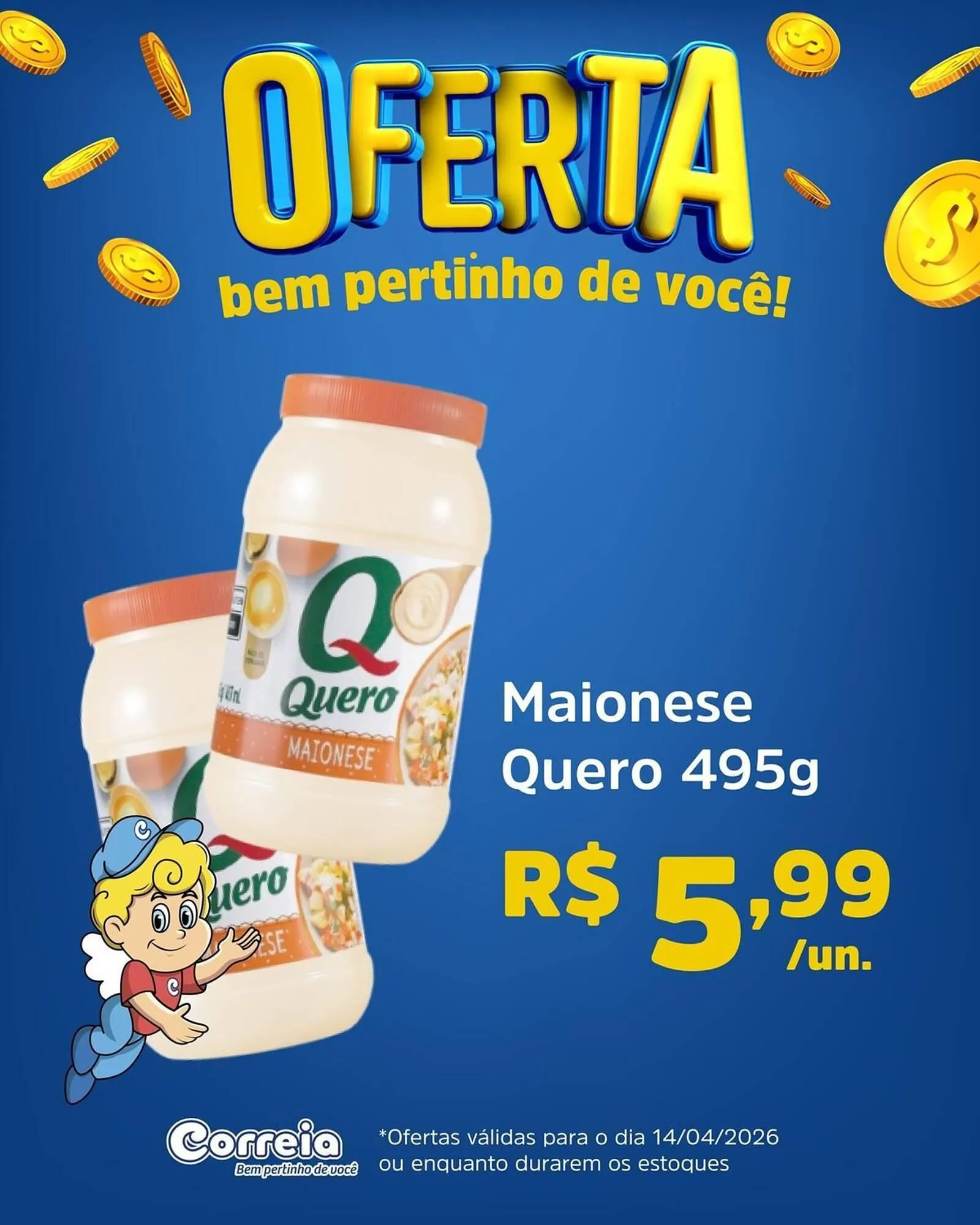 Encarte de Catálogo Supermercados Correia 14 de abril até 14 de abril 2026 - Pagina 1