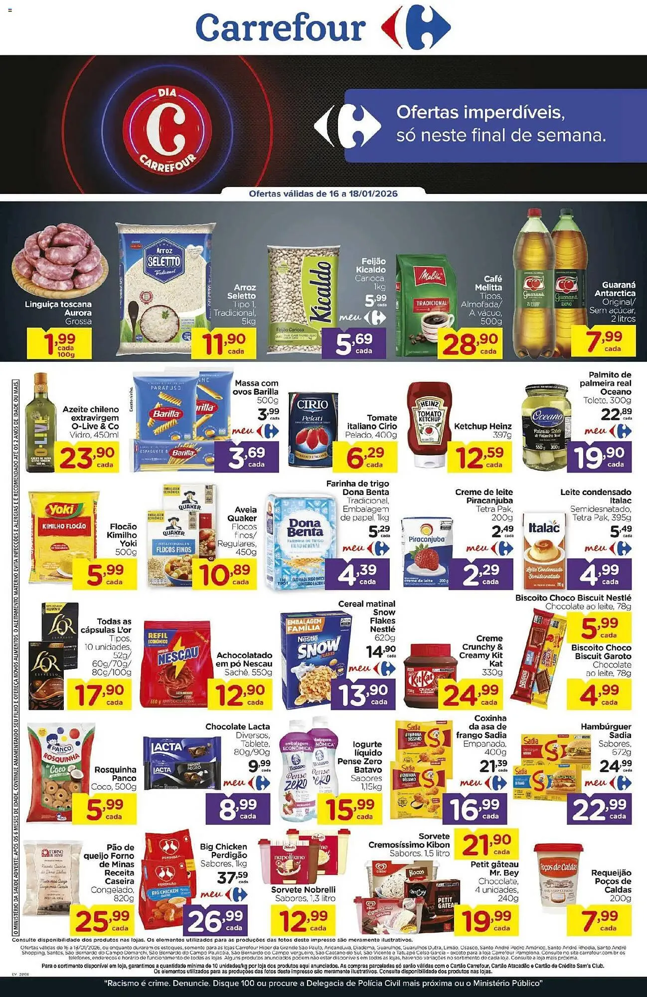 Encarte de Folheto Carrefour 16 de janeiro até 18 de janeiro 2026 - Pagina 3