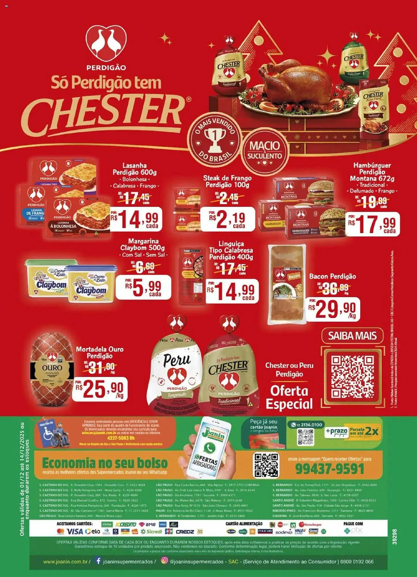 Encarte de Catálogo Supermercados Joanin 1 de dezembro até 15 de dezembro 2025 - Pagina 2