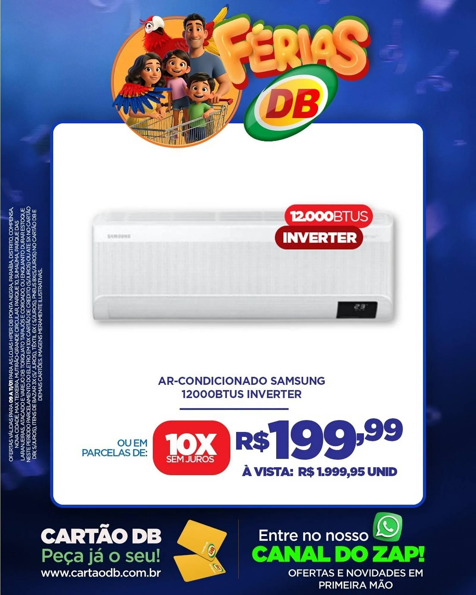 Encarte de Catálogo DB Supermercados 9 de janeiro até 11 de janeiro 2026 - Pagina 1