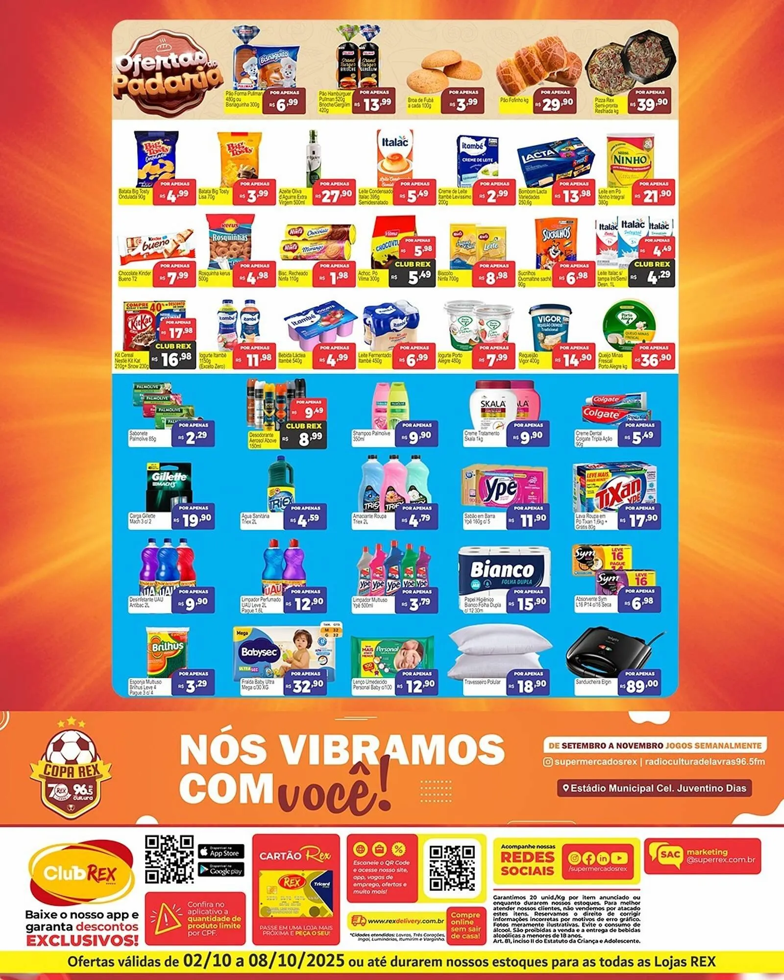 Encarte de Catálogo Supermercados Rex 2 de outubro até 8 de outubro 2025 - Pagina 2