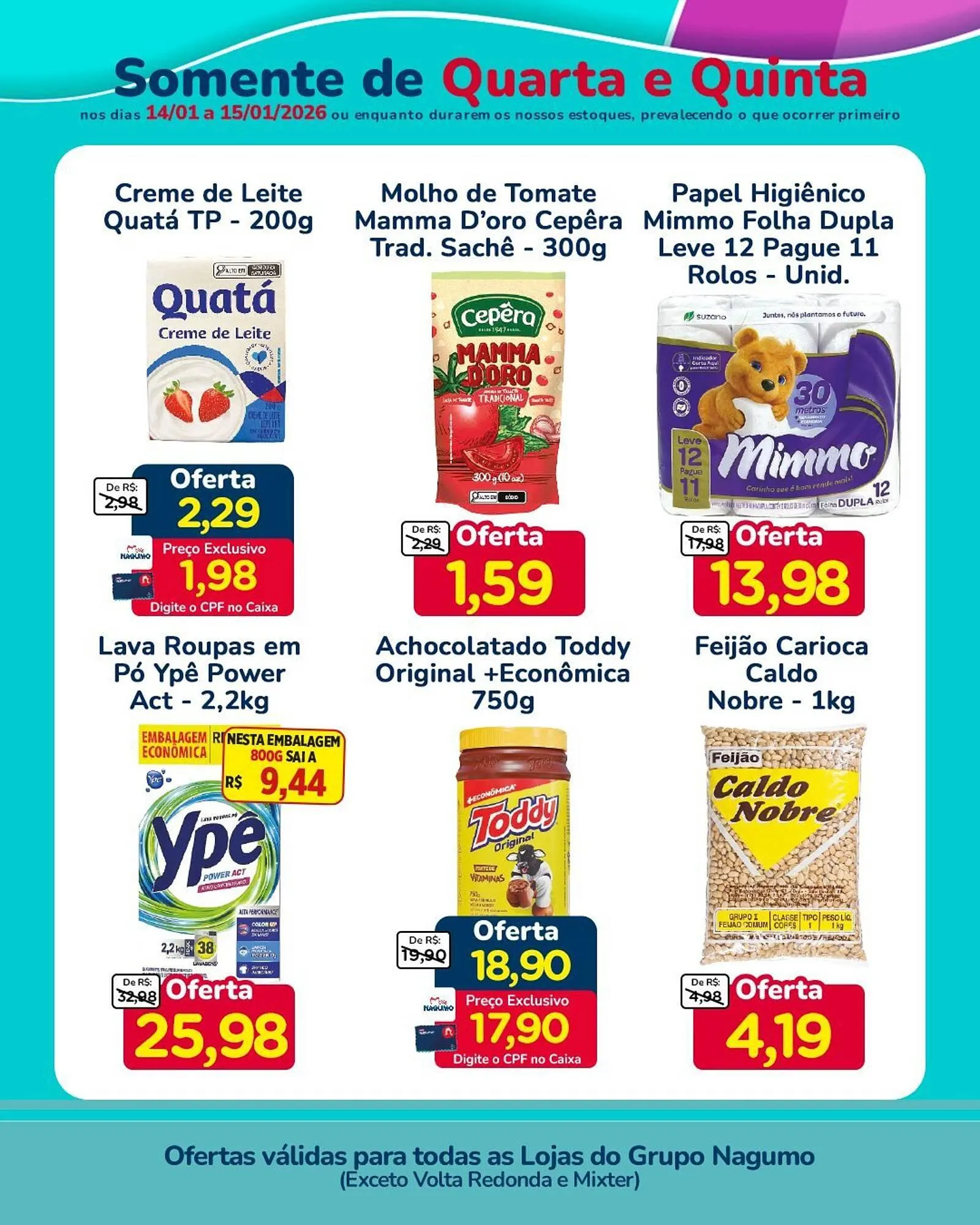Encarte de Folheto Nagumo 14 de janeiro até 15 de janeiro 2026 - Pagina 2
