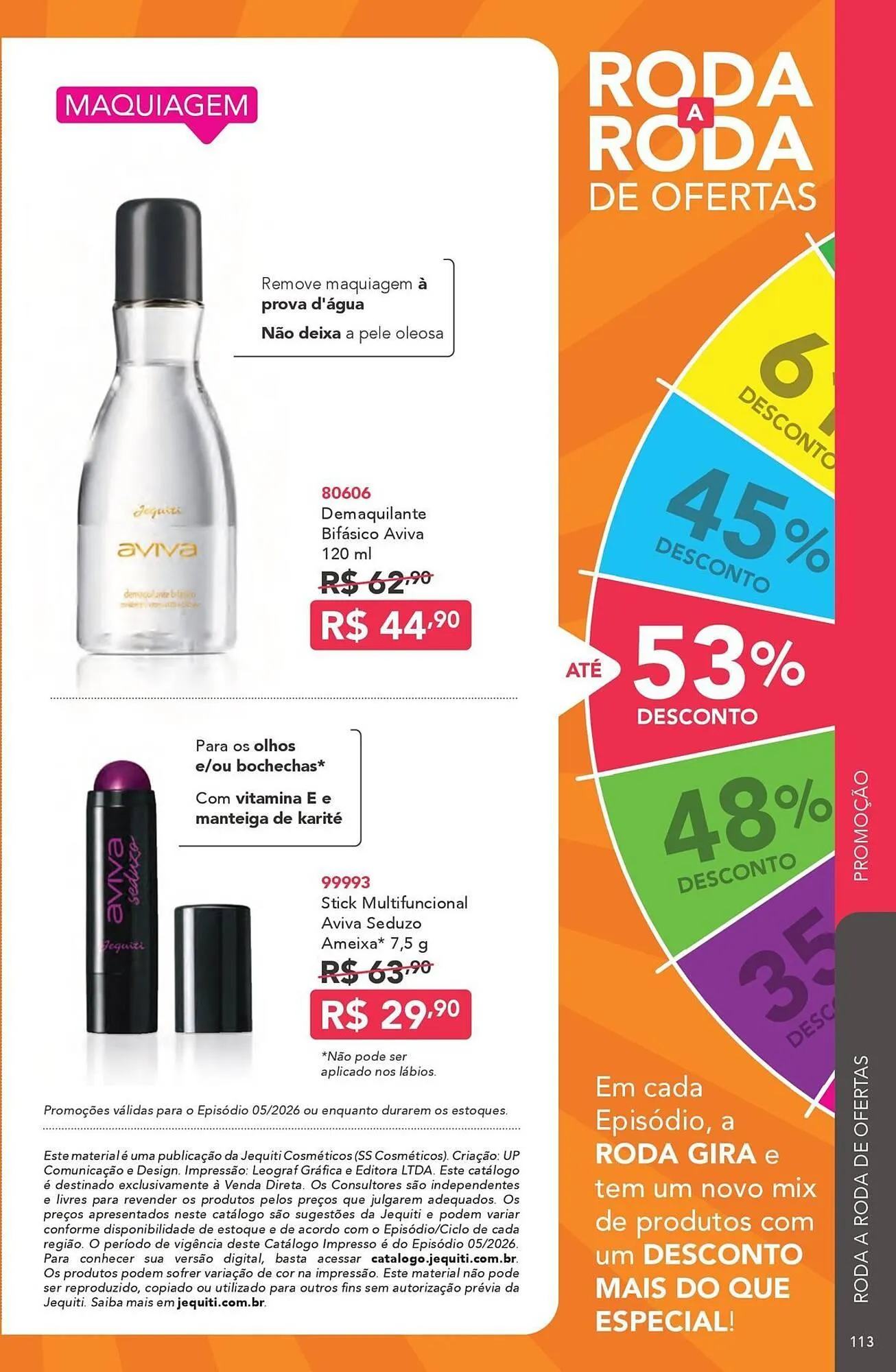 Encarte de Catálogo Jequiti 1 de maio até 31 de maio 2026 - Pagina 113