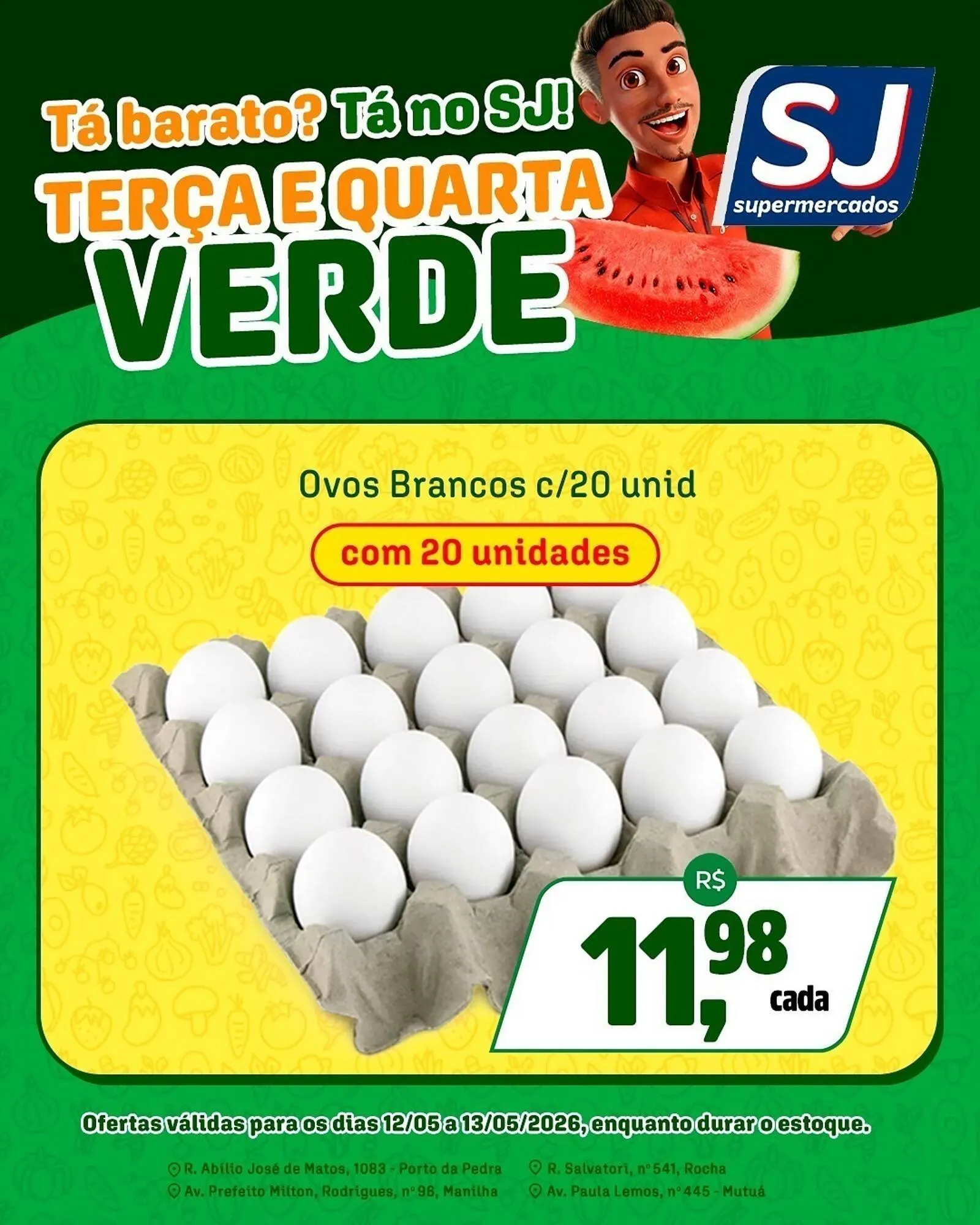Encarte de Encarte Sj Supermercados 12 de maio até 13 de maio 2026 - Pagina 2