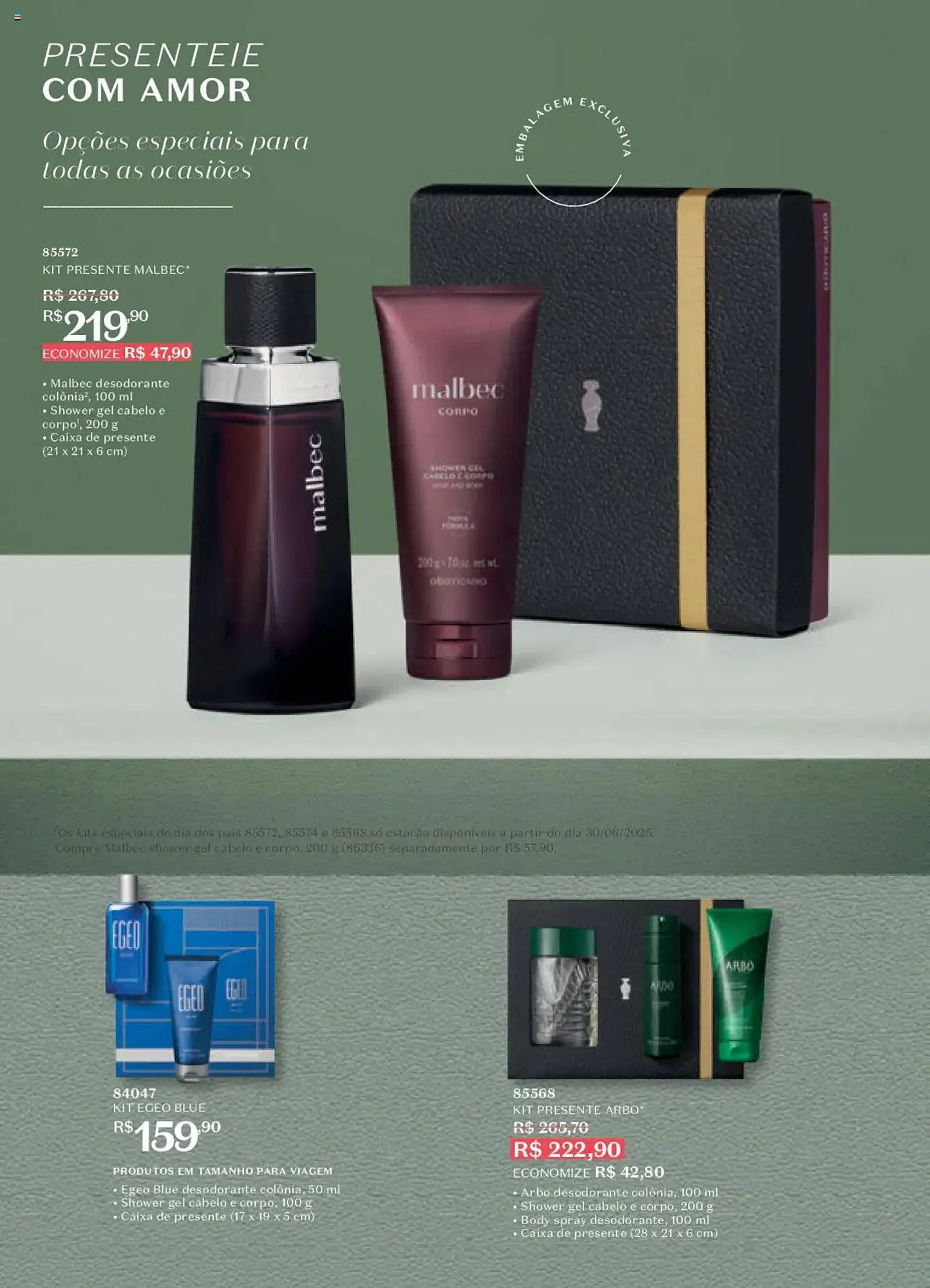 Encarte de Catálogo O Boticário 13 de junho até 30 de junho 2025 - Pagina 189