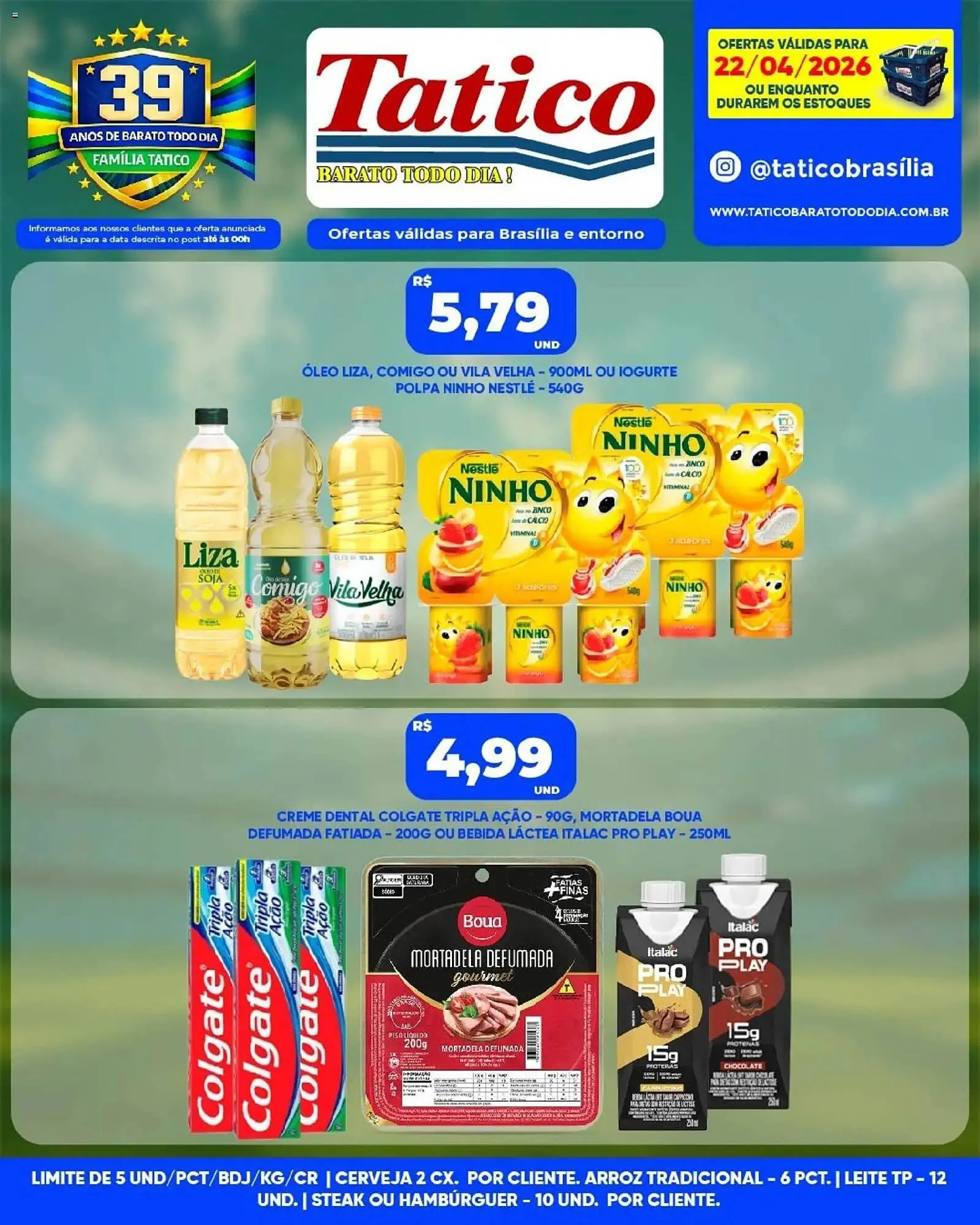 Encarte de Tabloide Tatico 22 de abril até 22 de abril 2026 - Pagina 6