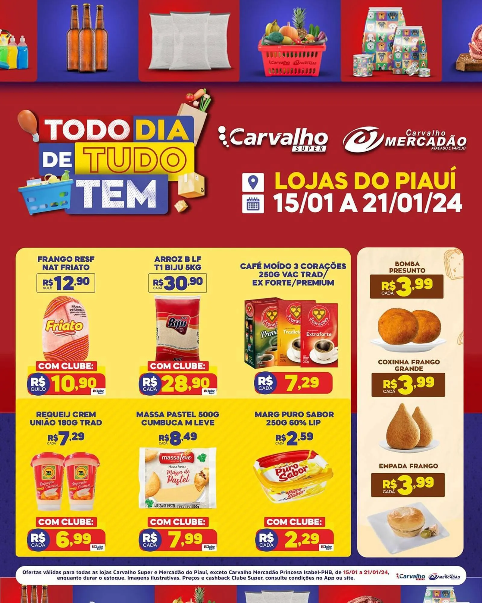 Encarte de Catálogo Carvalho Supermercado 15 de janeiro até 21 de janeiro 2024 - Pagina 5