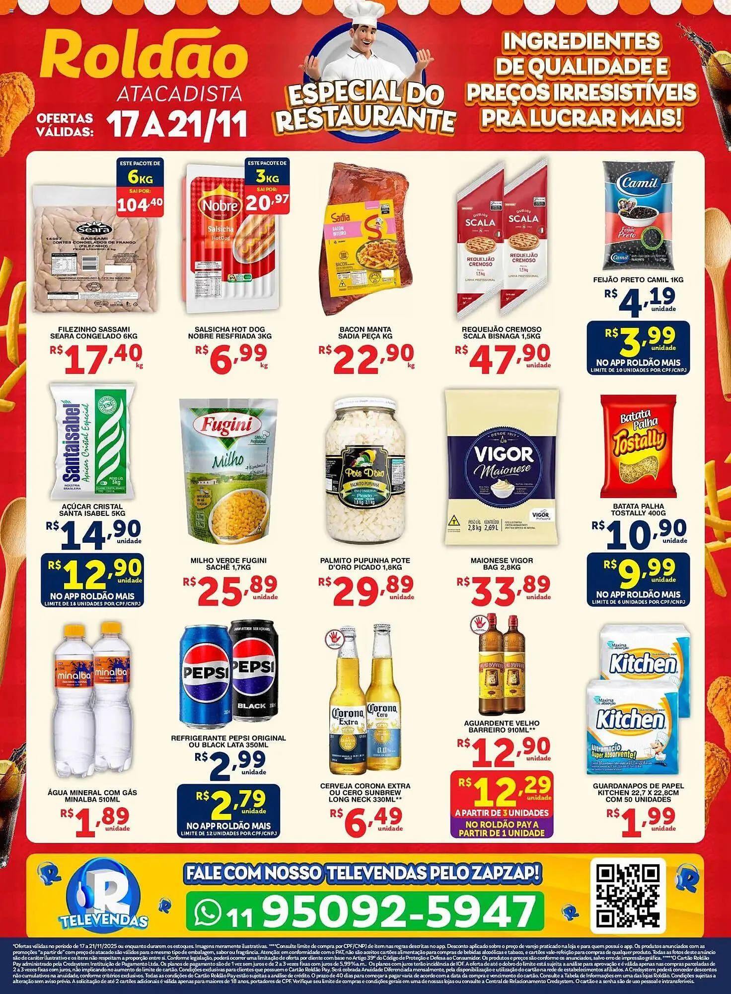 Encarte de Folheto Roldão 17 de novembro até 21 de novembro 2025 - Pagina 1