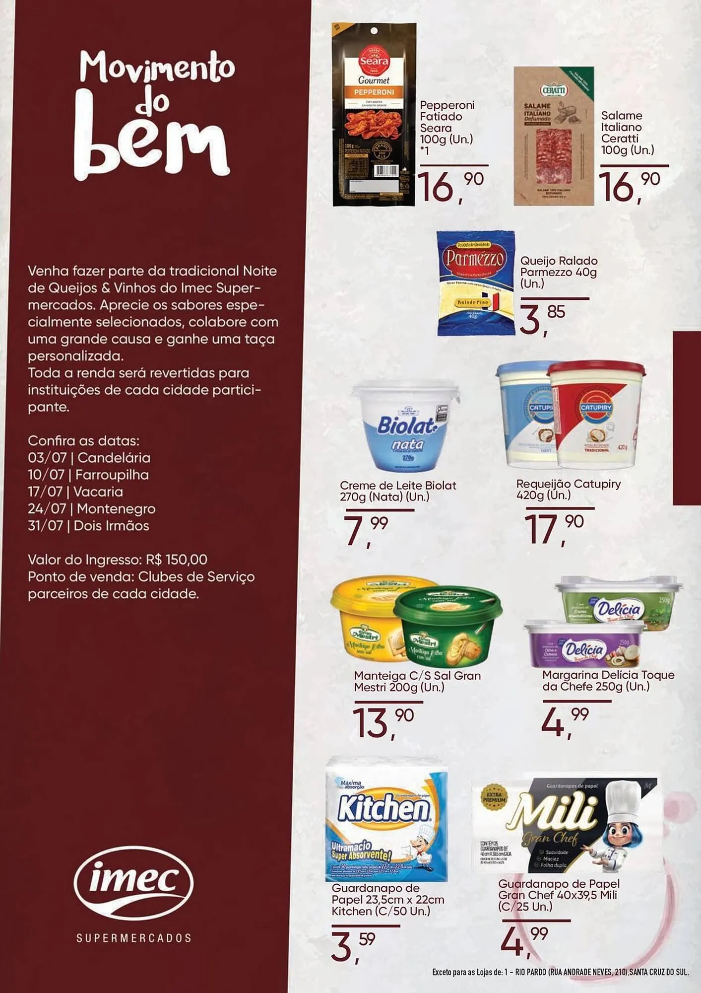 Encarte de Catálogo Imec Supermercados 3 de julho até 31 de julho 2025 - Pagina 15